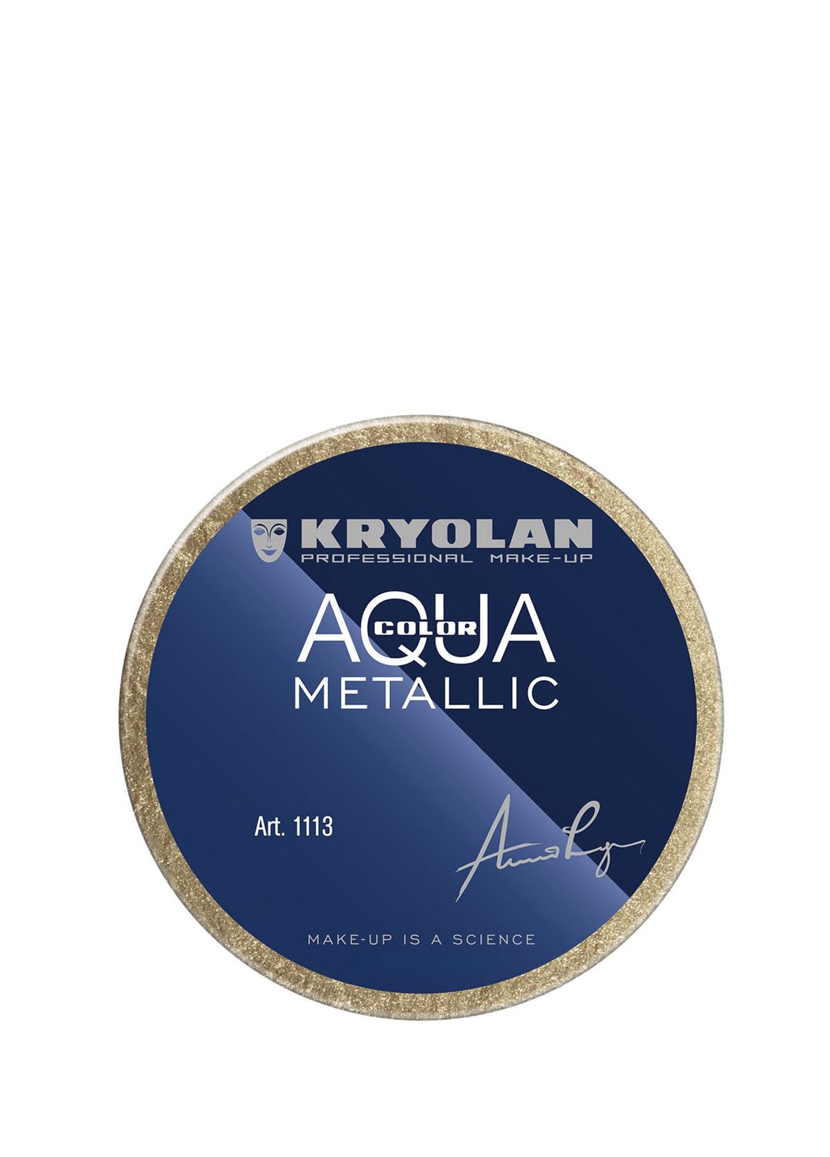 Kryolan Aquacolor Metallic Gold Aydınlatıcı 55 ml - 1