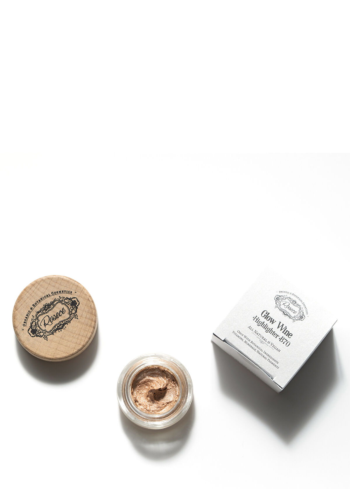 Rosece Glow Wine Sparkling Beige B70 Highlighter - 3