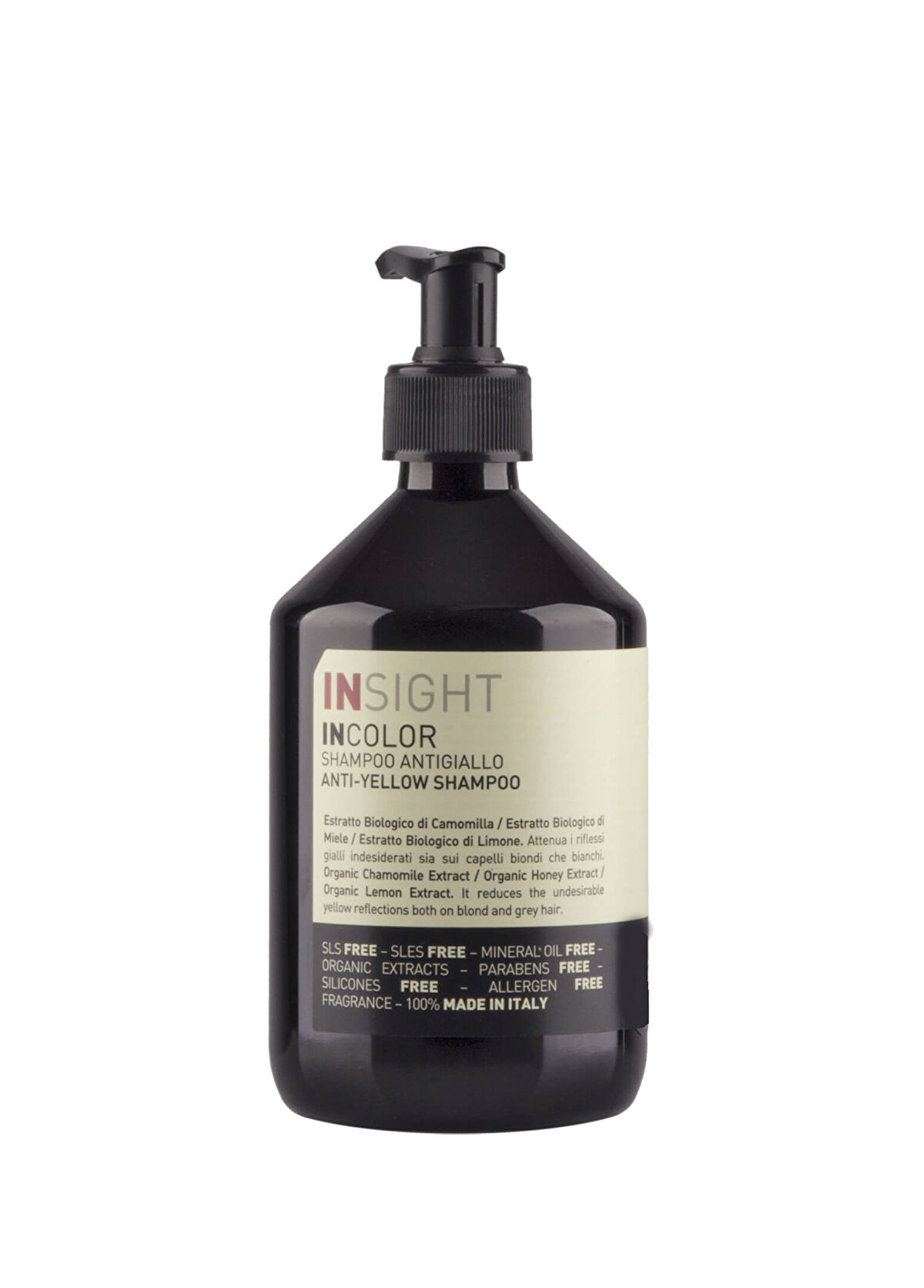 Insight Incolor AntiYellow Shampoo Sarı Yansıma Önleyici Şampuan 400 ml - 1