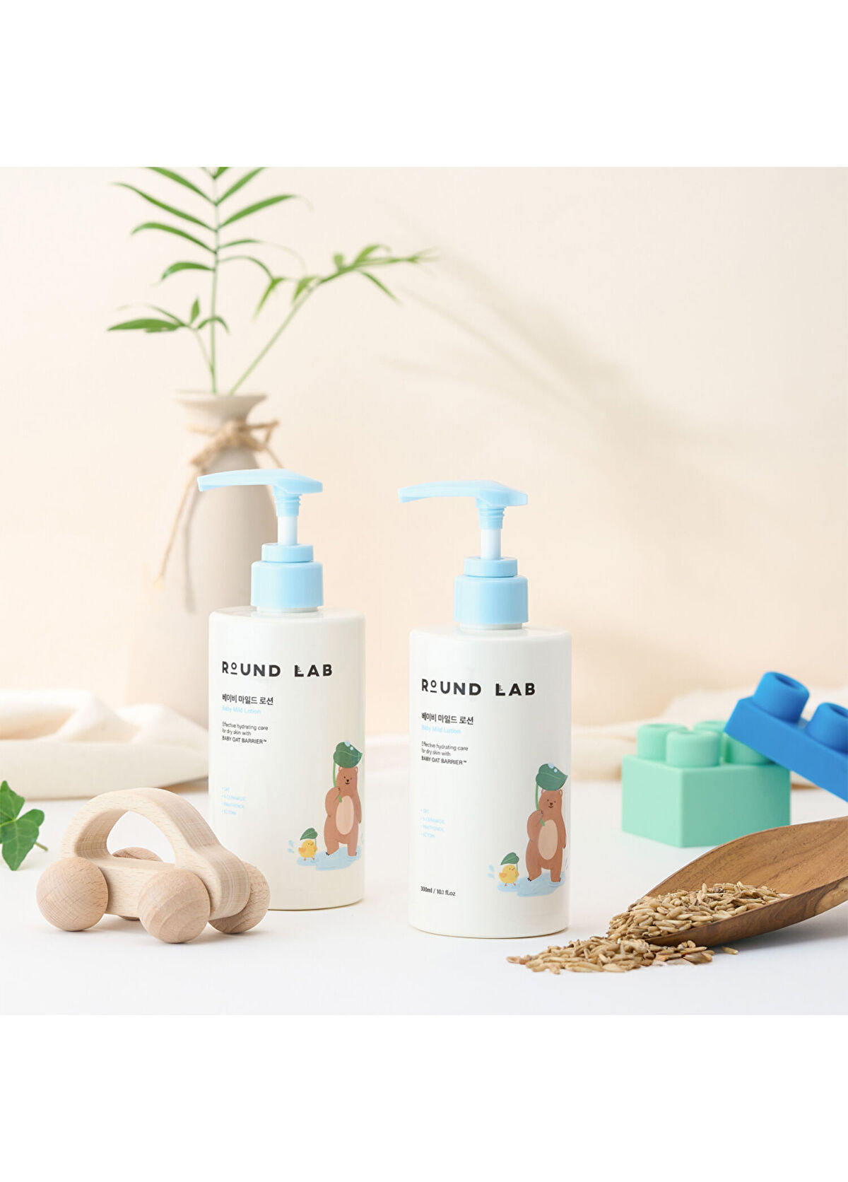 Round Lab Baby Mild Lotion Nemlendirici ve Bariyer Koruyucu 5 Çeşit Seramidli ve Yulaflı Bebek Losyonu 300ml - 3