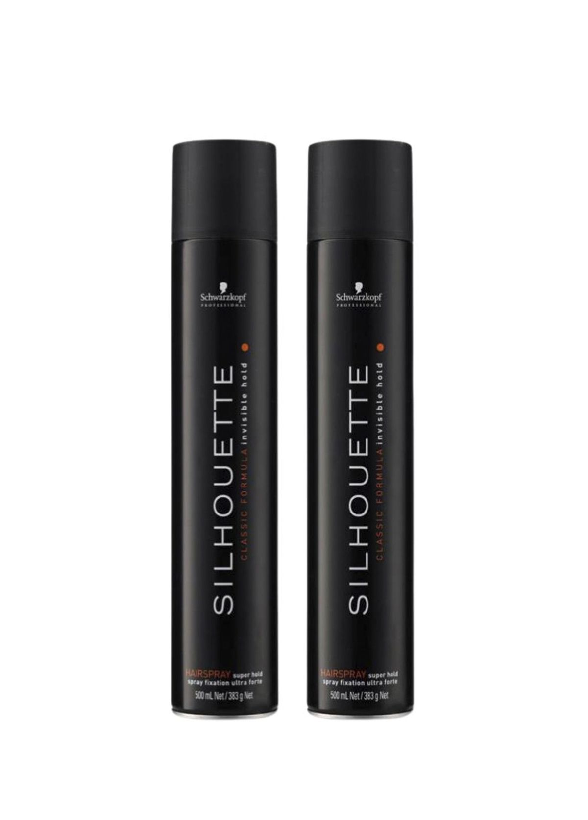 SILHOUETTE Güçlü Tutuşlu Süper Tutucu Saç Spreyi 2 x 500 ml - 1