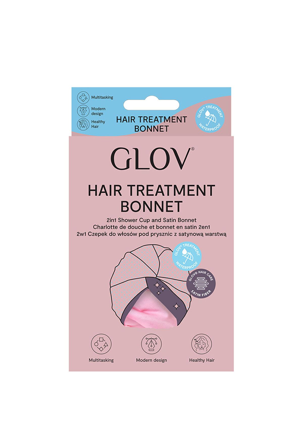 Glov Hair Treatment Bonnet Pink - 3