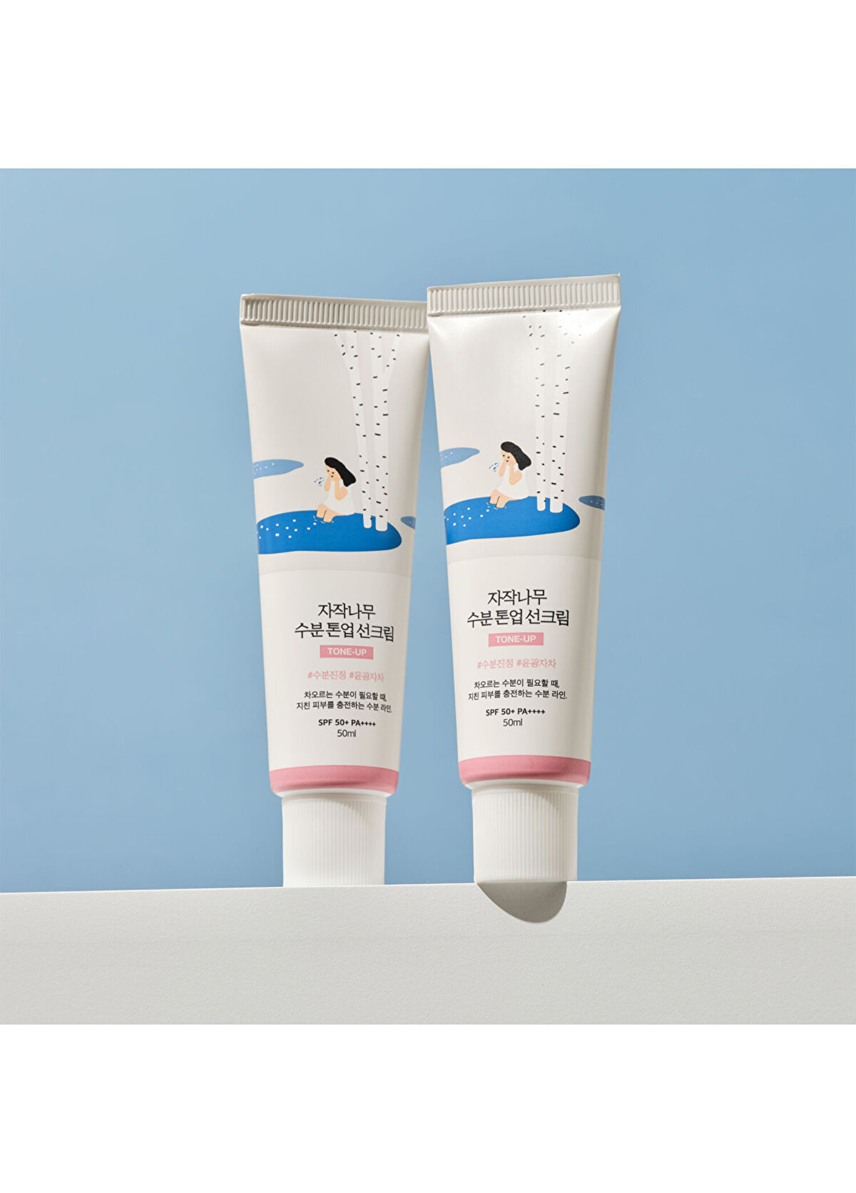 Round Lab Birch Juice Moisturizing Tone Up Sunscreen Tone Equalizing Moisturizing Sunscreen 50ml - 3