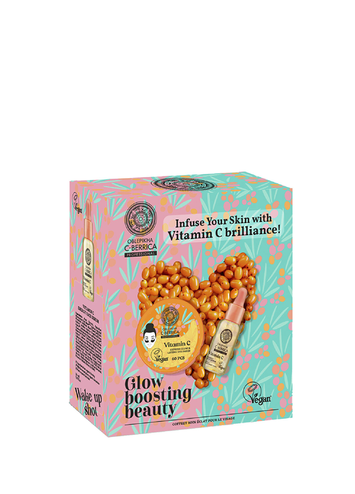 Natura Siberica Oblepikha C-Berrica Işıltı Etkili Yaşlanma Karşıtı Nemlendirici C Vitaminli Cilt Bakım Seti - 3