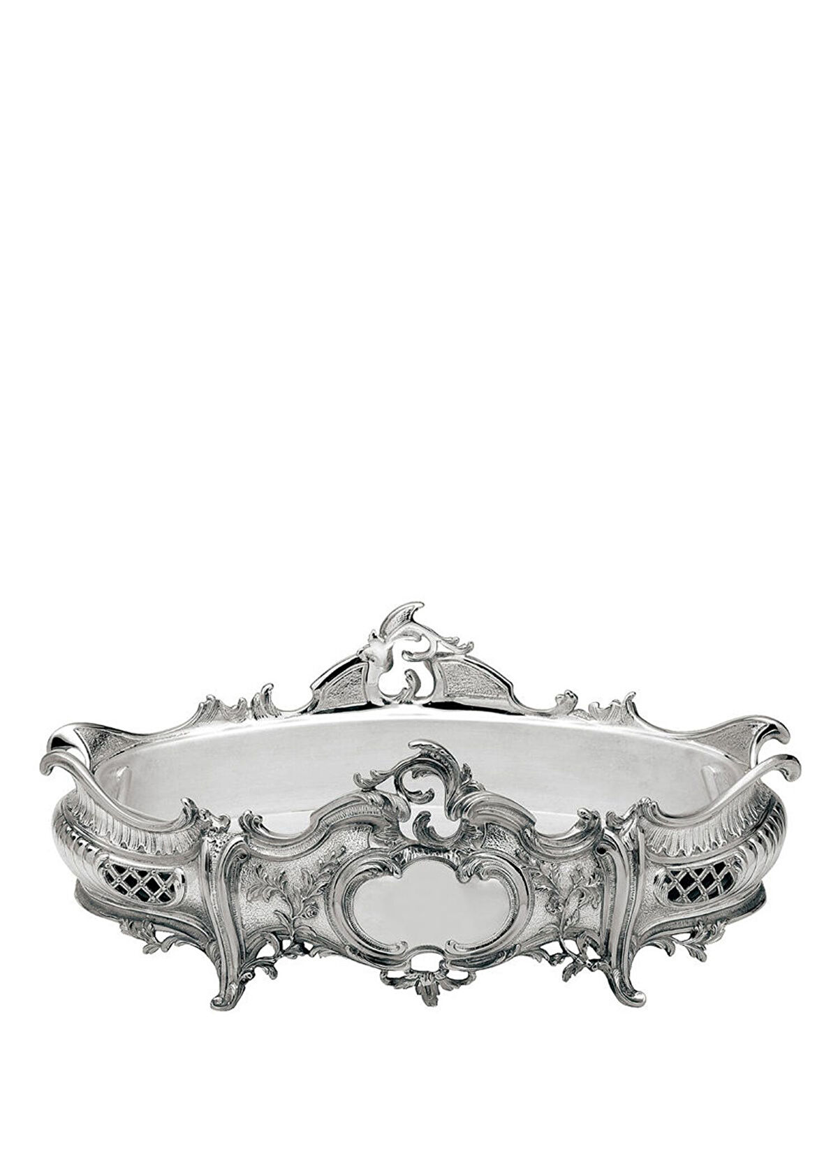 Ercuis Prestige Louis Xv Gümüş Kaplama Jardinyer 37 cm - 1