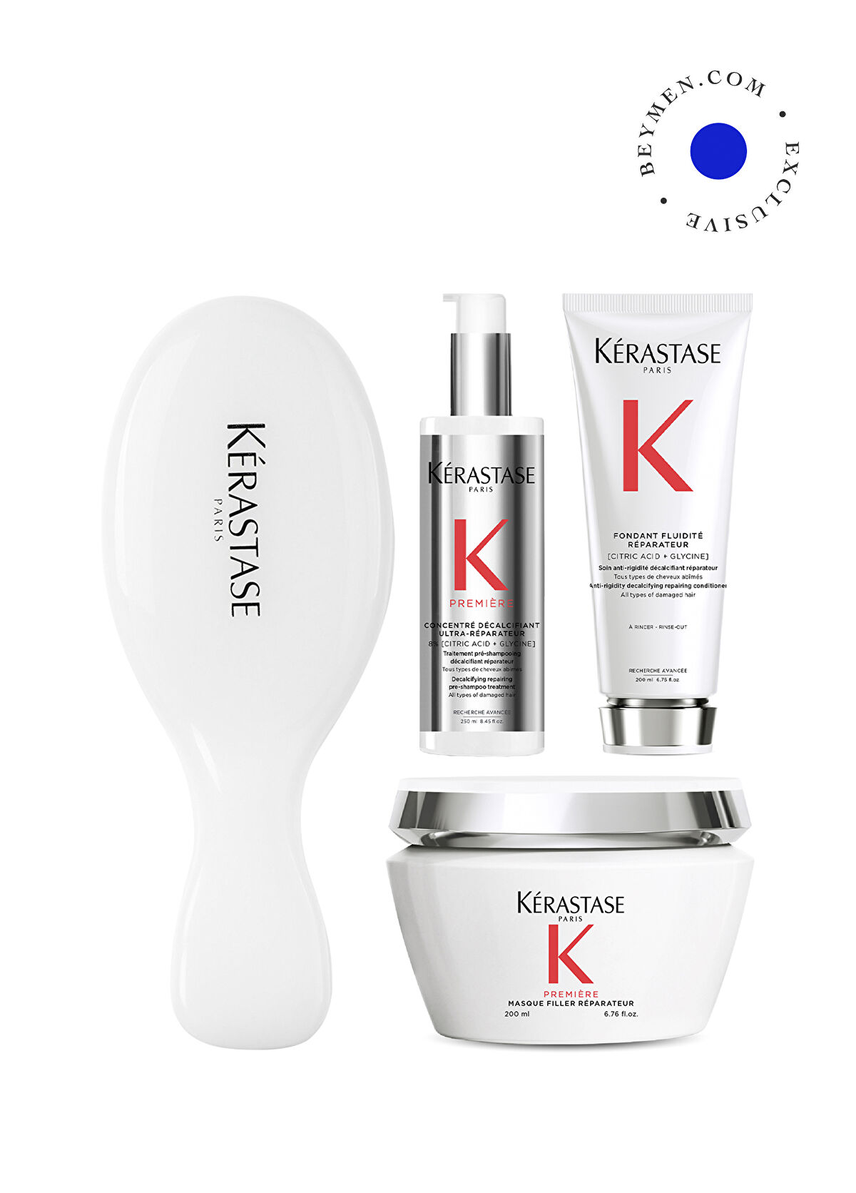 Kerastase Premiere Onarıcı Şampuan Öncesi Bakım İle Saç Kremi ve Saç Maskesi Seti - 1