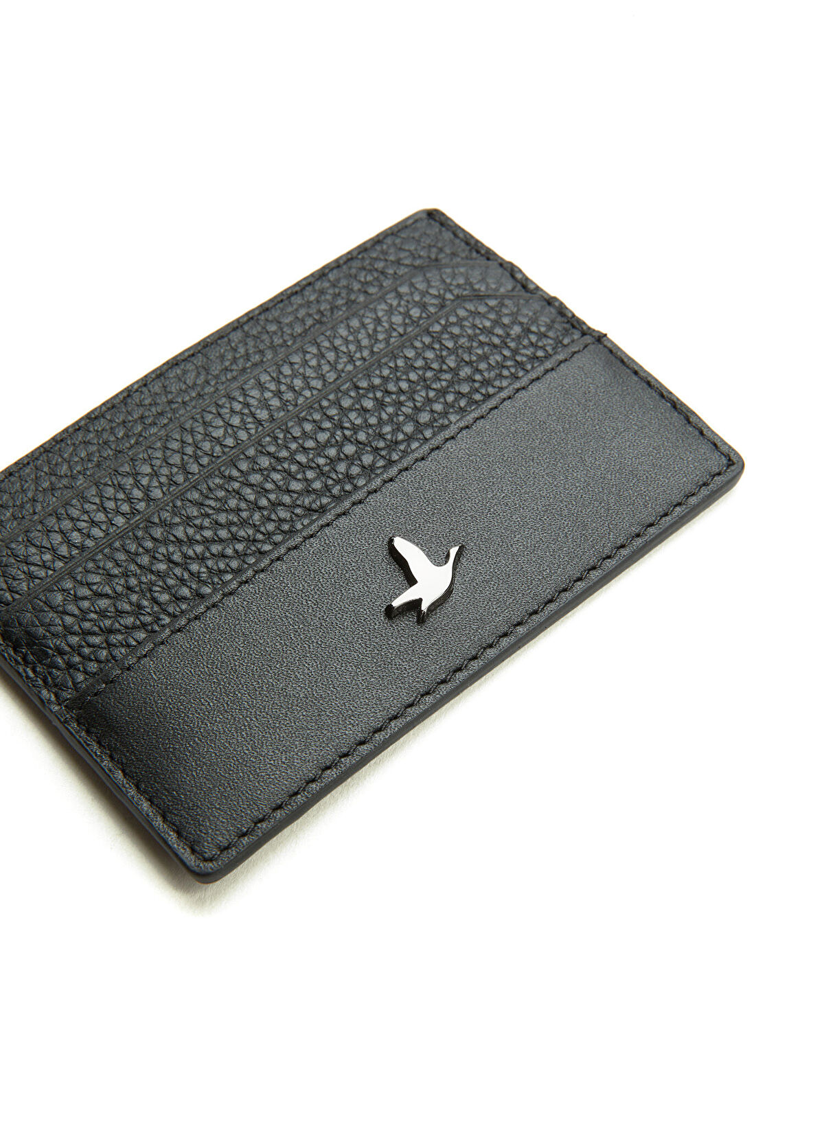 Beymen Club Black Men's Leather Card Holder - 3