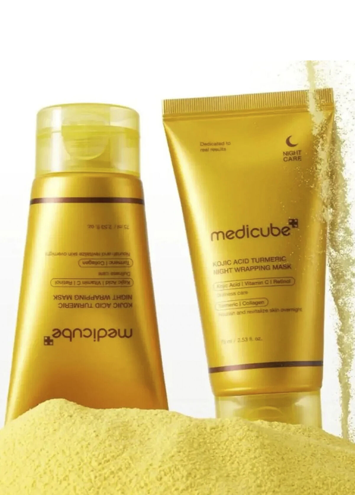 Medicube Kojic Acid Turmeric Night Wrapping Anti-Blemish Face Cream 75 ml - 3