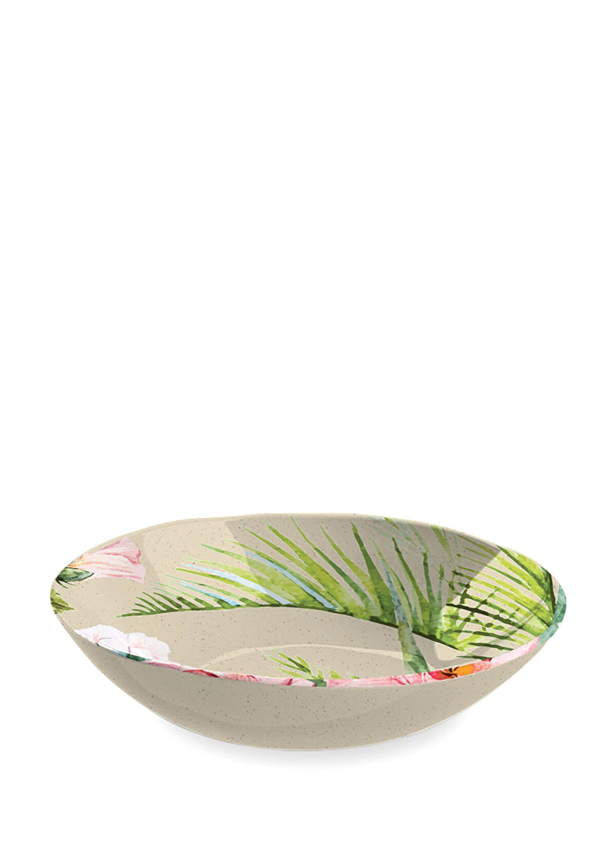 Thunder Palermo Tropical Bamboo Melamin Servis Tabağı 30,5 cm - 1