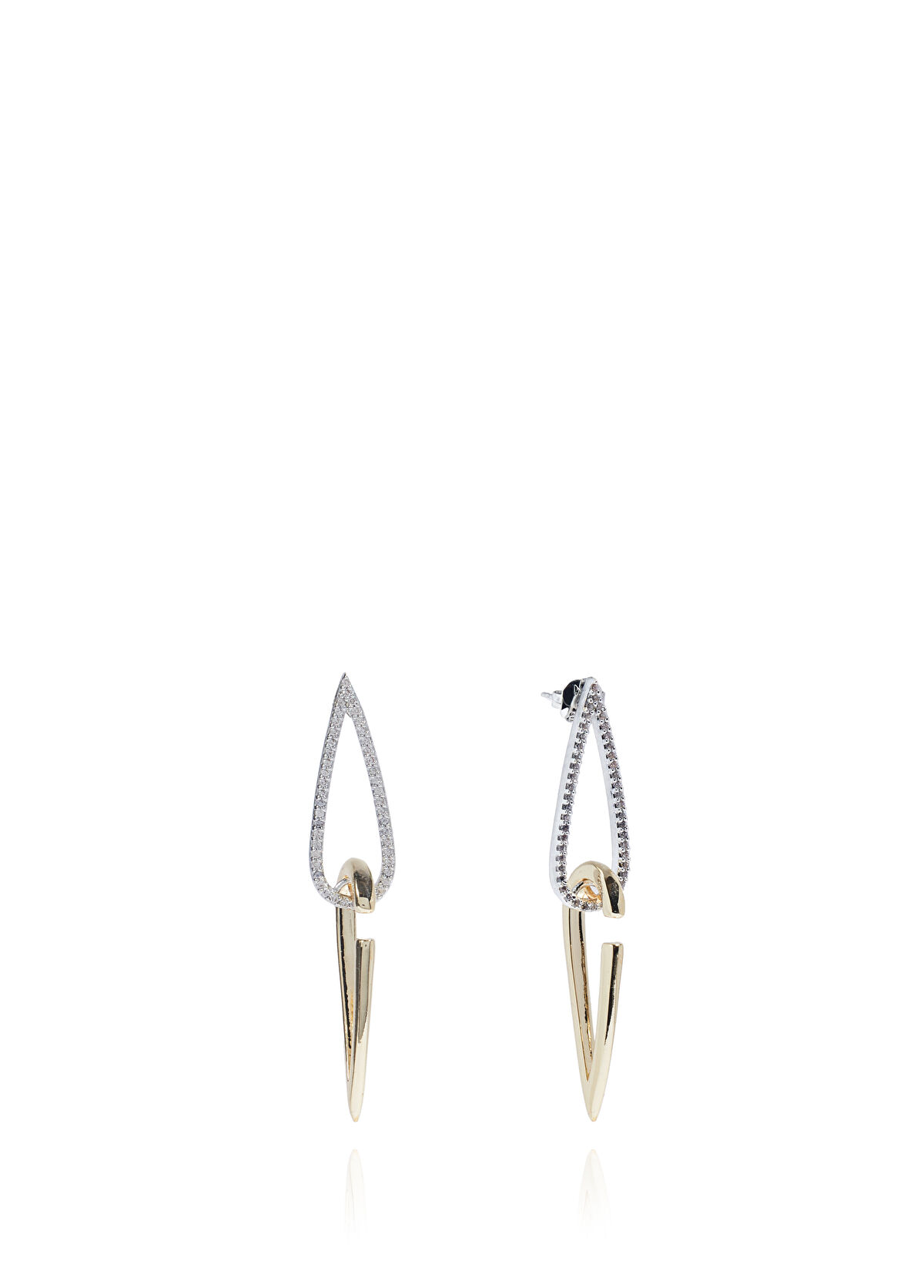 Beymen Club Beyaz Basic Form Kadın Küpe - 3