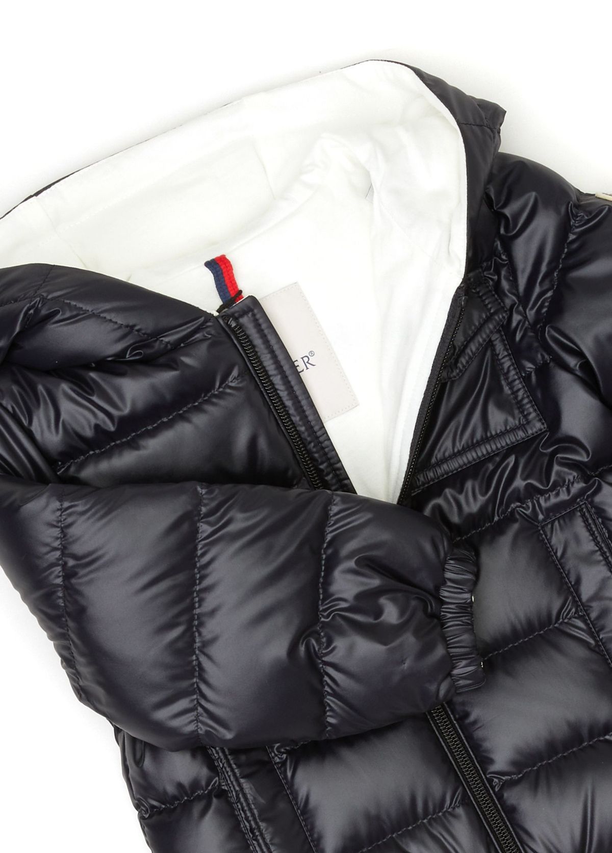 Moncler Mesles Lacivert Kapüşonlu Erkek Çocuk Mont - 3