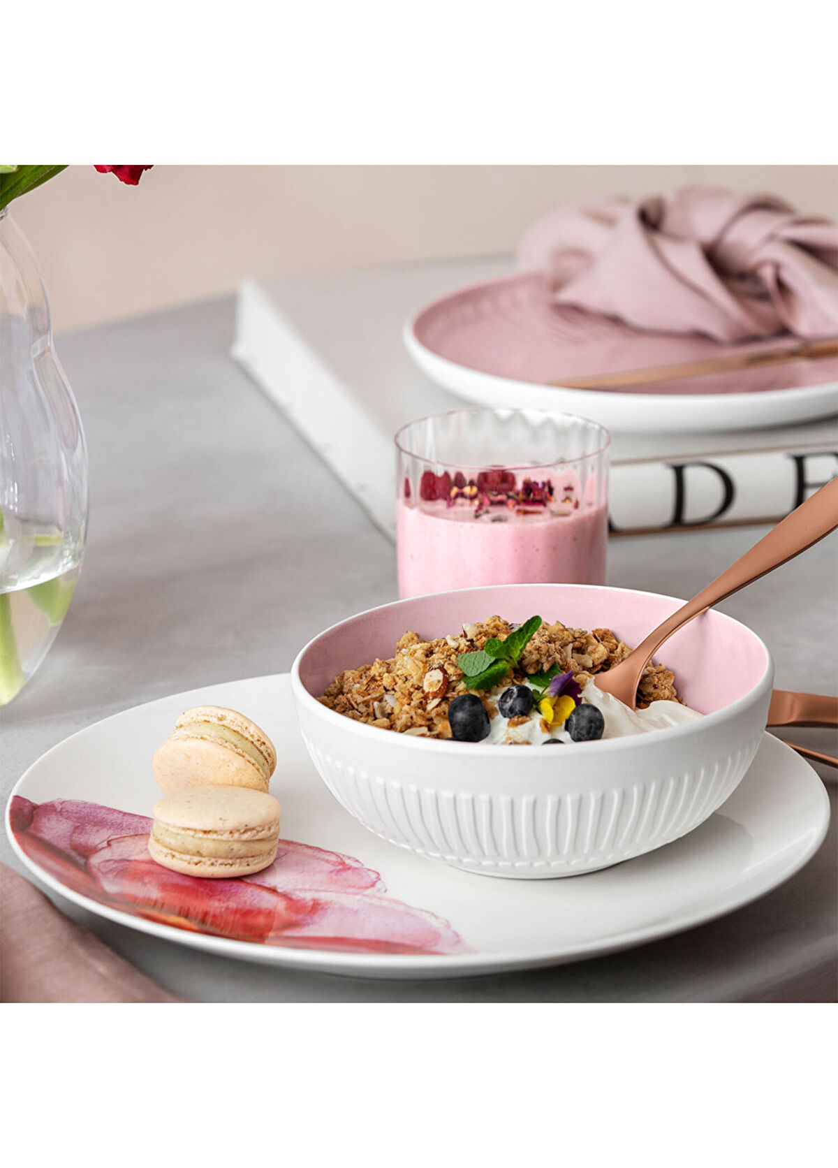 Villeroy & Boch Rose Garden Porselen Yemek Tabağı 29 cm - 3