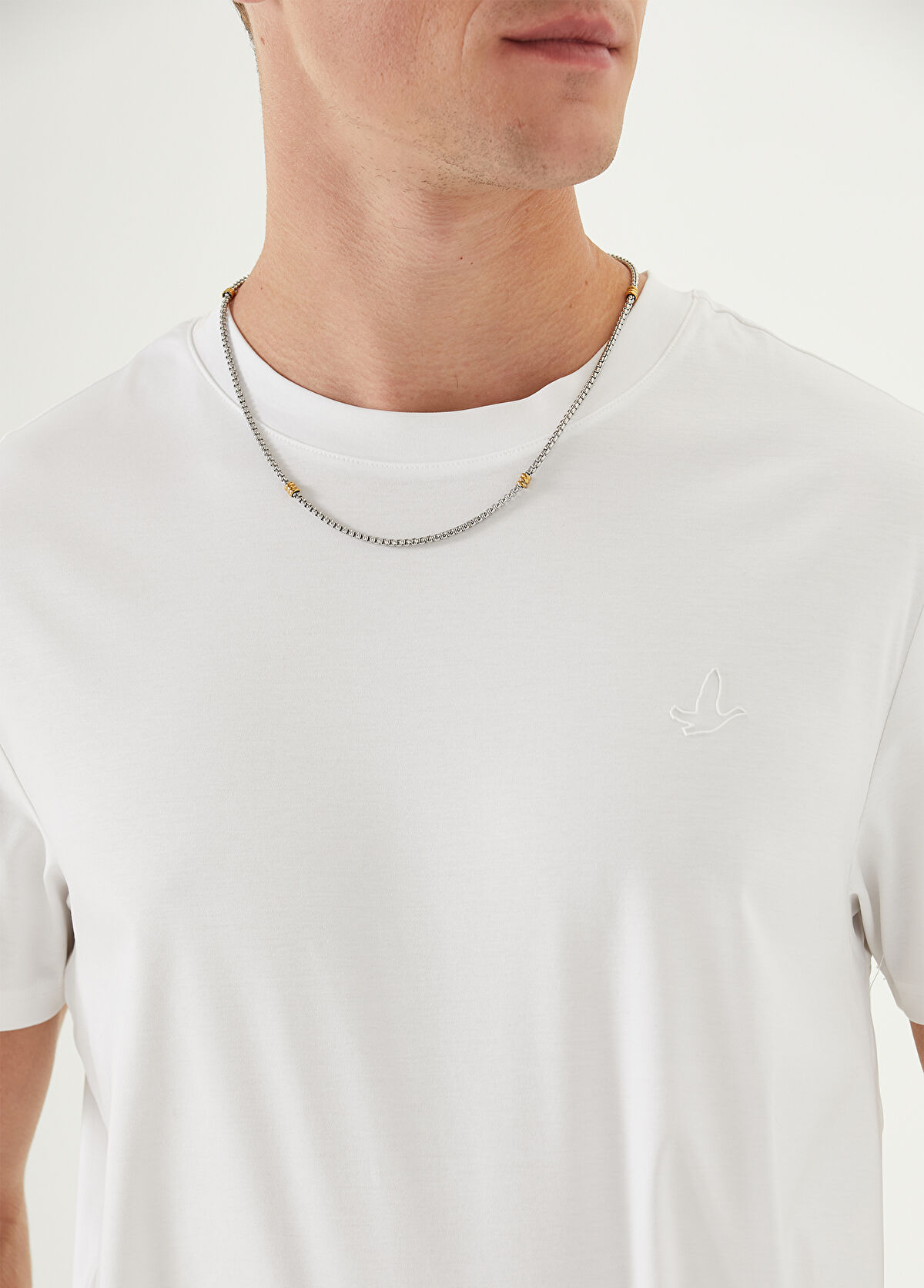 Beymen Club Gold Silver Erkek Zincir Kolye - 3