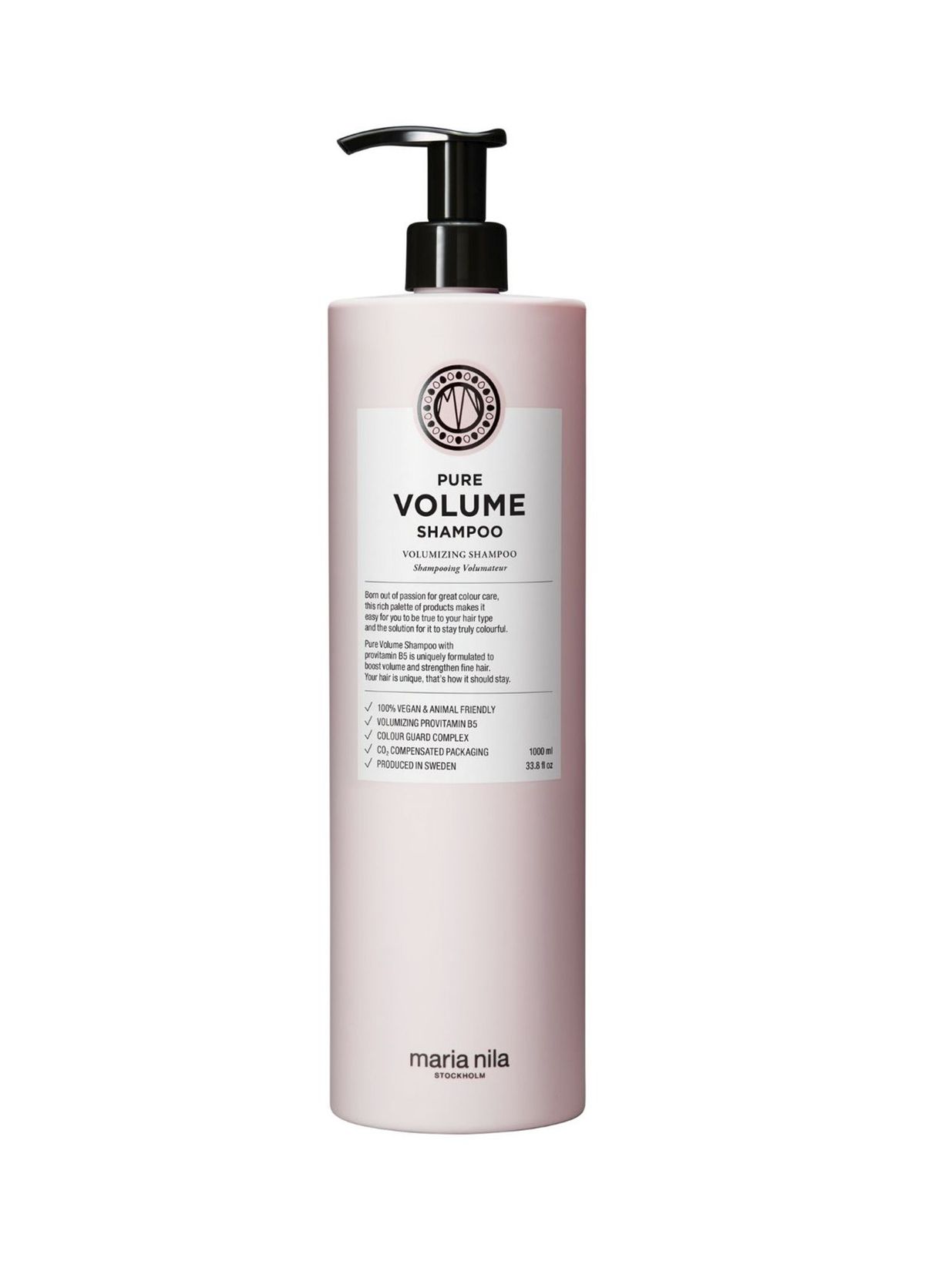 Maria Nila Pure Volume Volumizing Shampoo for Fine Hair 1000 ml - 1