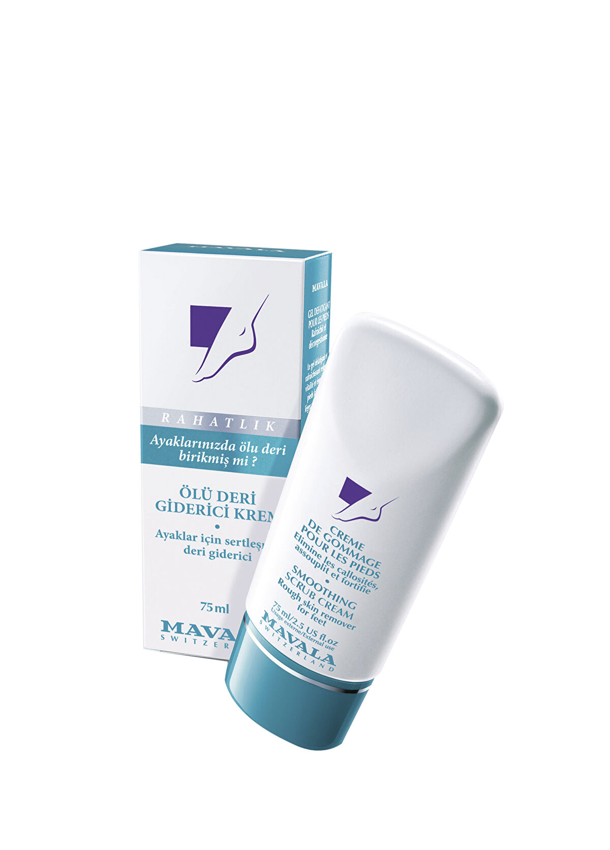 Mavala Smoothing Scrub Foot Cream Ayak Peeling Kremi 75 ml - 1
