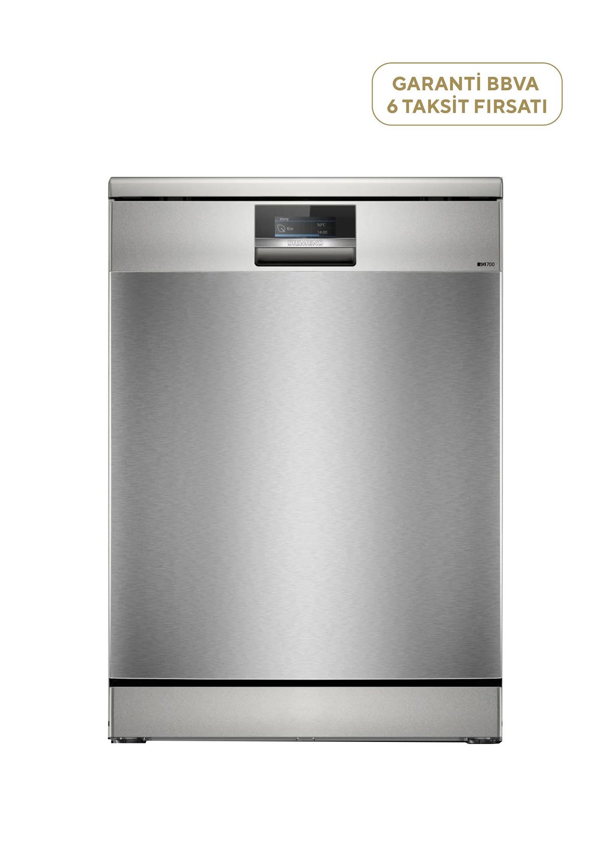 Siemens iQ700 Freestanding Silver Steel Dishwasher - 1