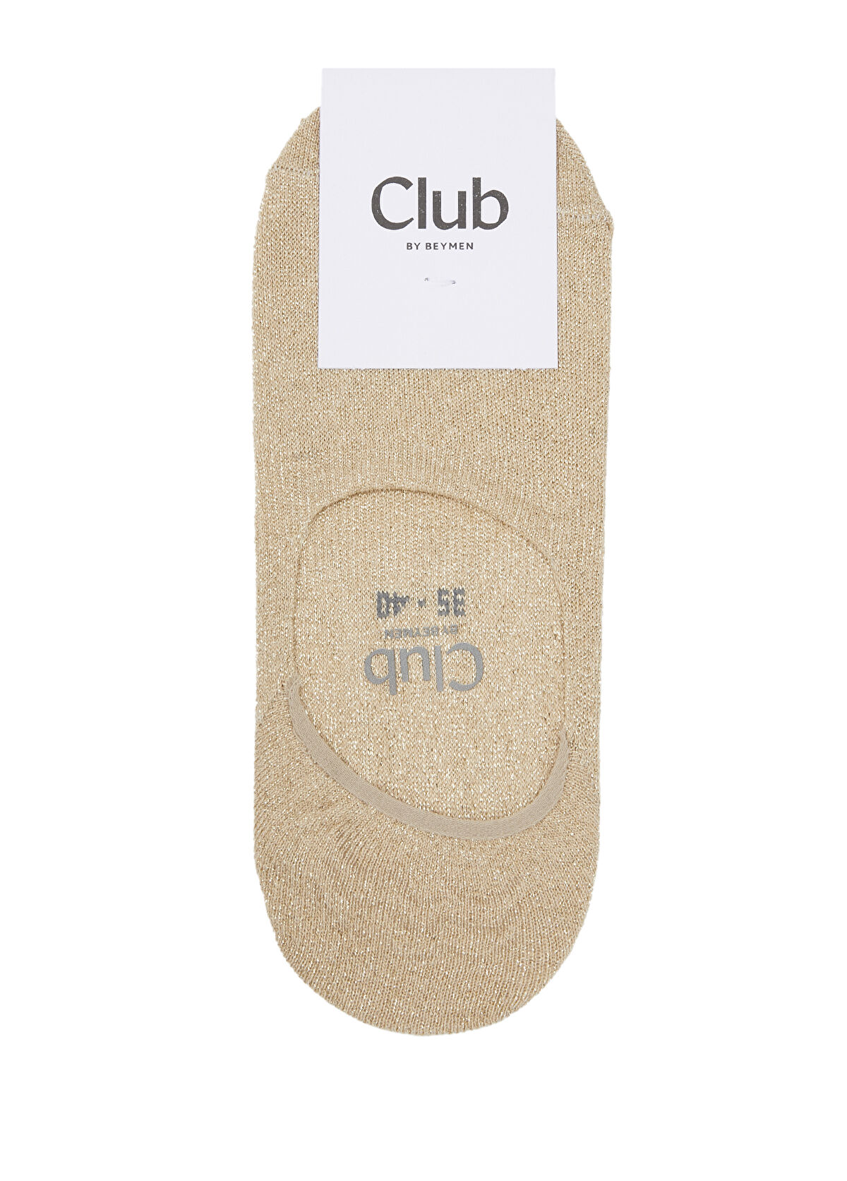 Beymen Club Bej Simli Kadın Çorap - 1