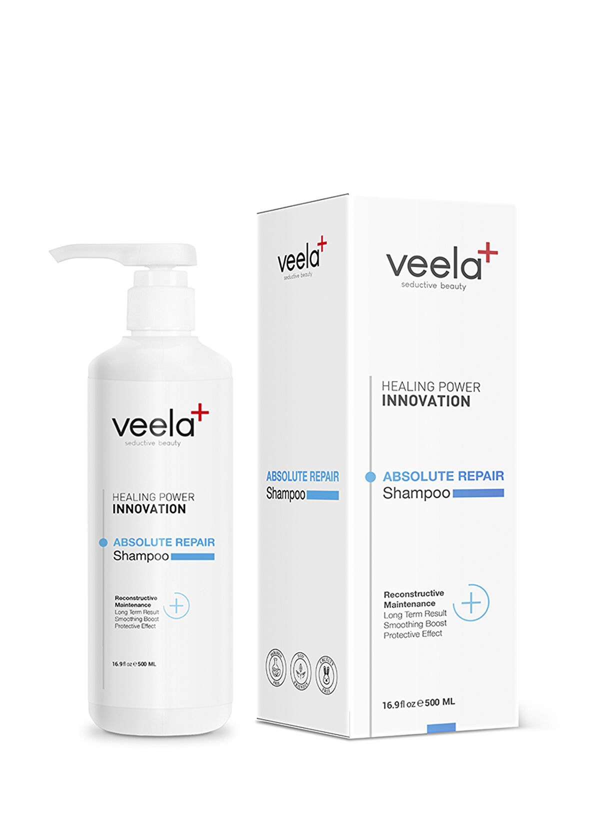 Veela Absolute Repair Shampoo İşlem Görmüş Saçlar İçin Onarıcı Bakım Şampuanı 500 ml - 1