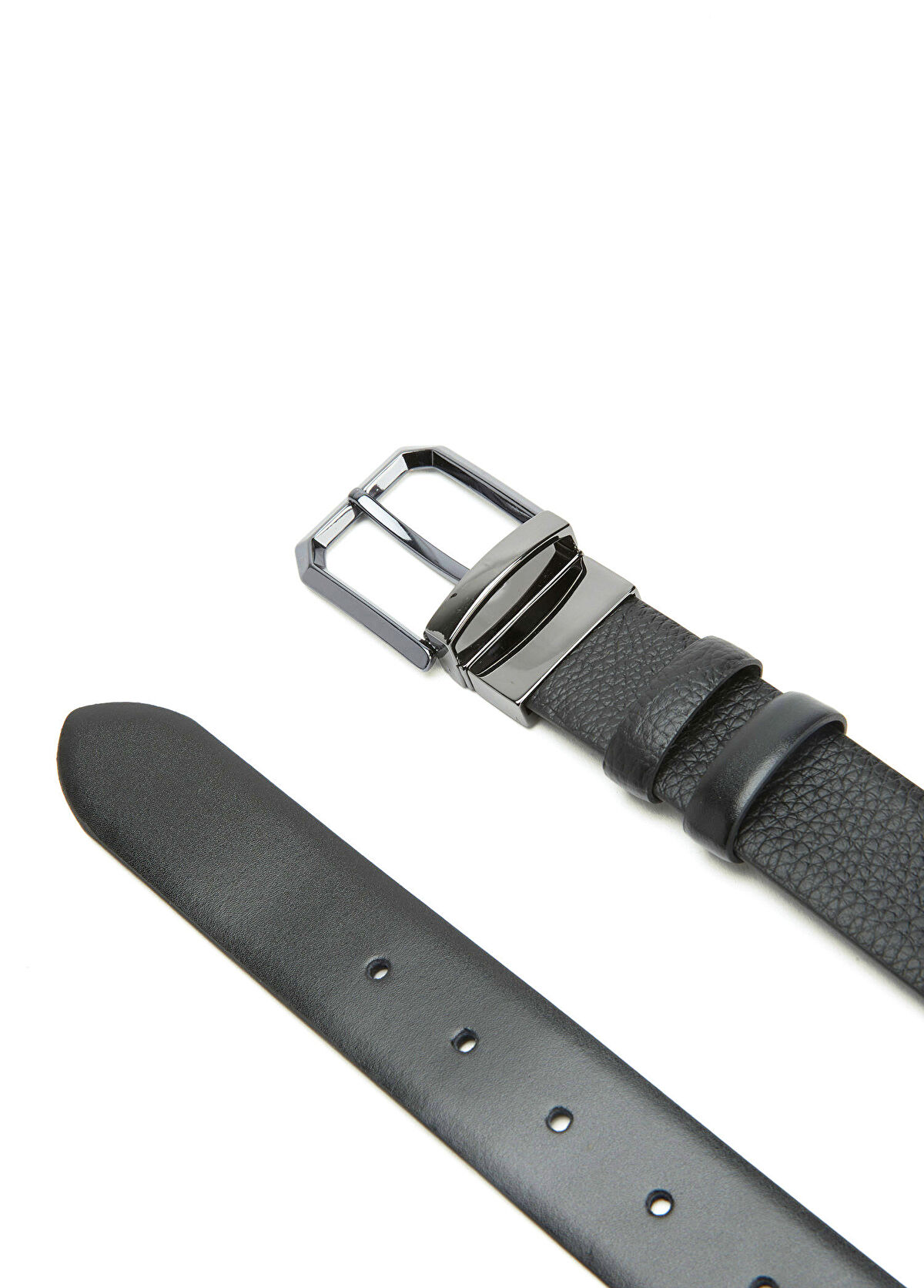 Beymen Club Black Men's Leather Belt - 3