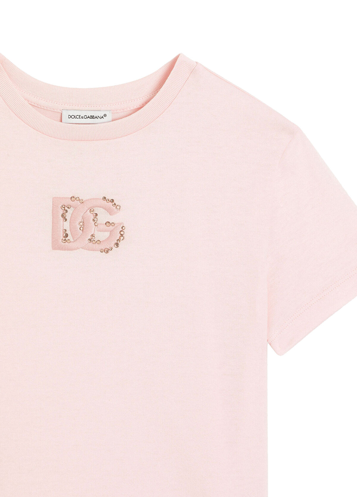 Dolce&Gabbana Pembe Kız Çocuk T-shirt - 3