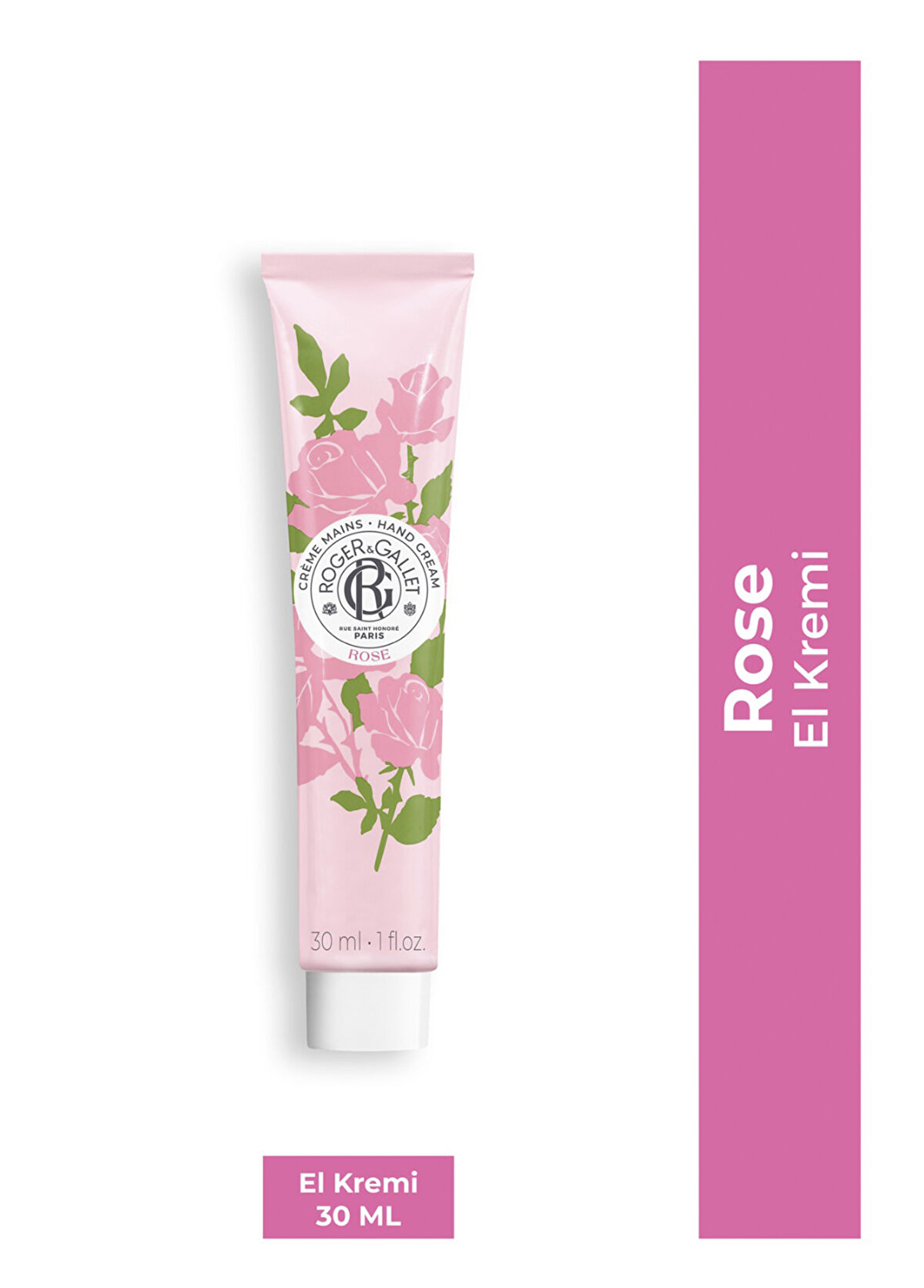 Roger&Gallet Yoğun Gül Özlü Vücut Losyonu ve El Kremi Doğal Nemlendirici Set - 3