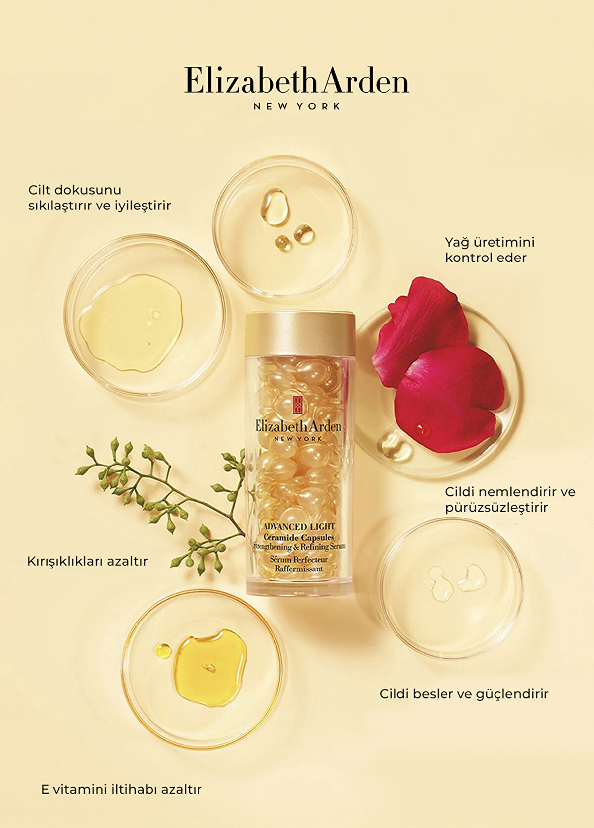 Elizabeth Arden Advanced Ceramide Light Capsules Strengthening Refining 30 Kapsül Yaşlanma Karşıtı Cilt Serumu - 3