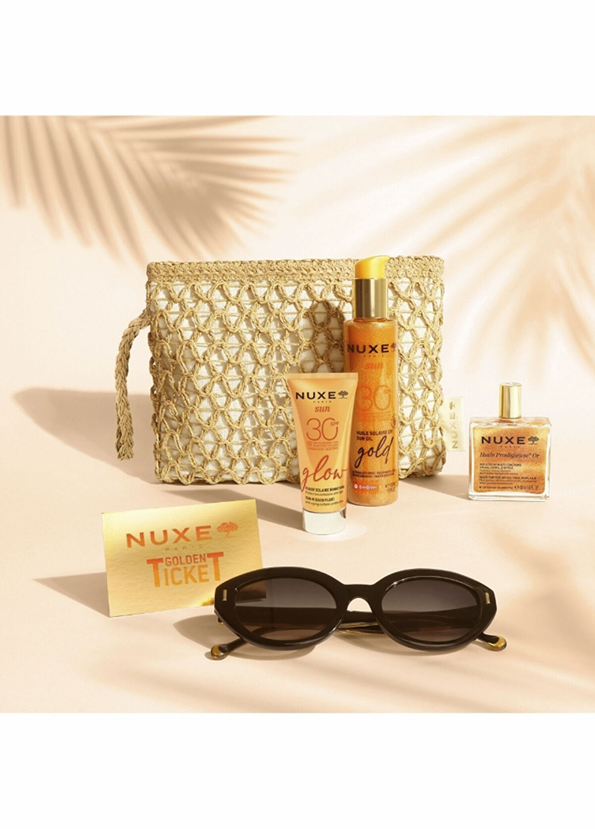 Nuxe Bronzer + Glow Cream + Radiant Dry Oil Set of 3 - 3