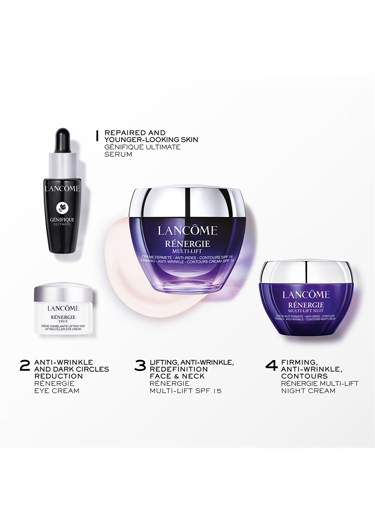 Lancome Rénergie Multi Lift Cilt Bakım Seti - 3