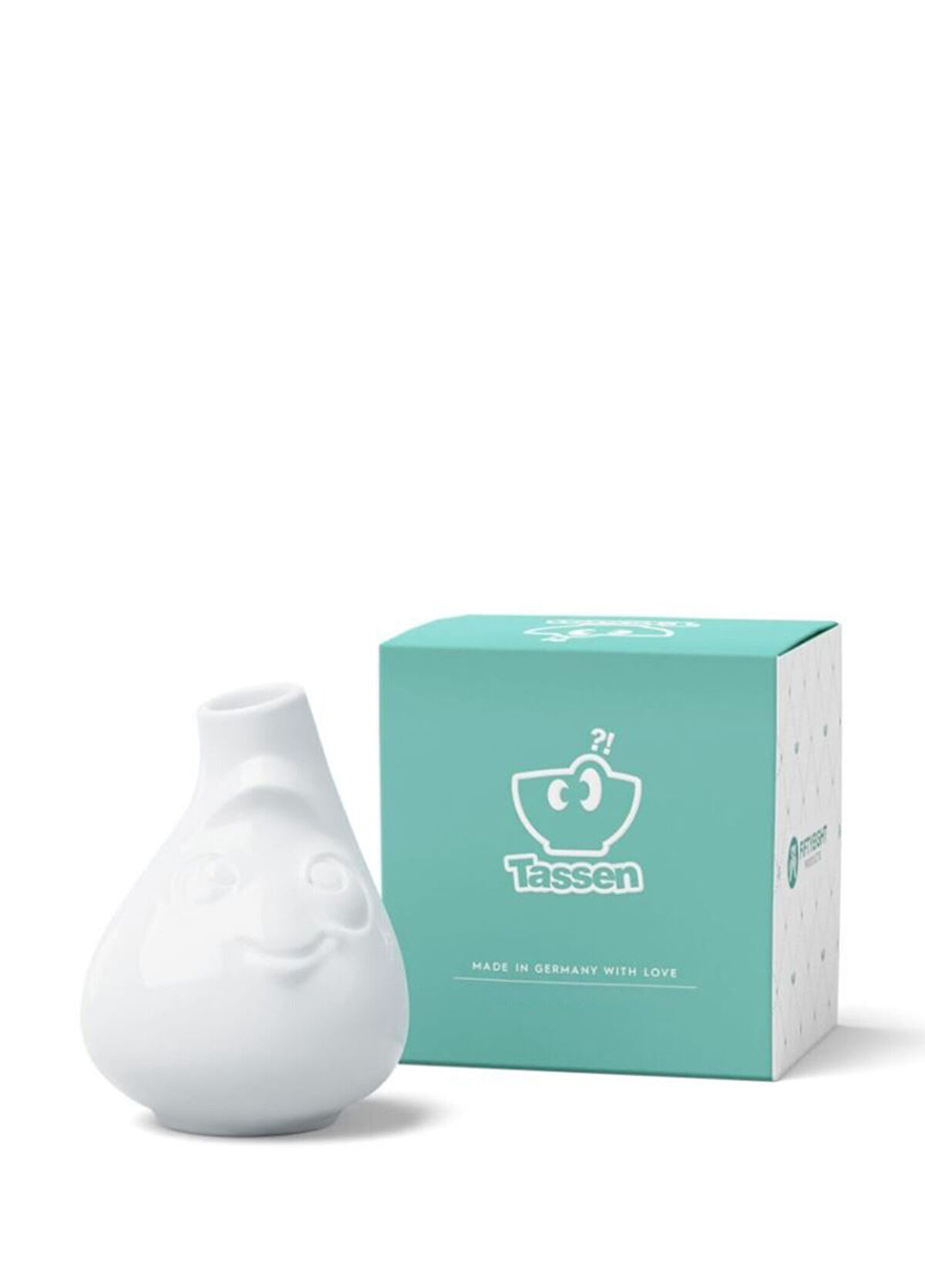 Tassen Cute Beyaz Porselen Küçük Boy Vazo - 3