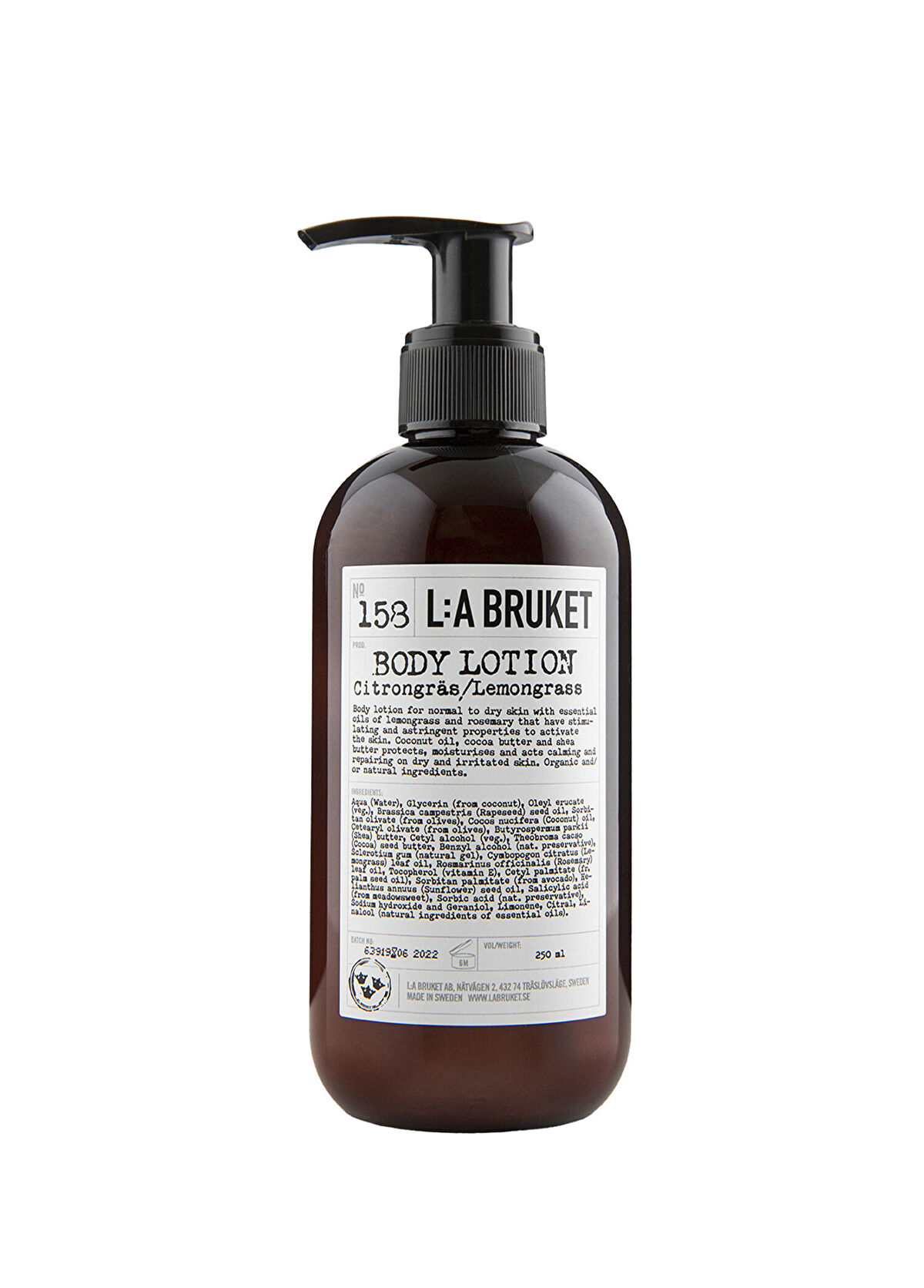 L:A Bruket Lemongrass 240 ml Vücut Losyonu - 1