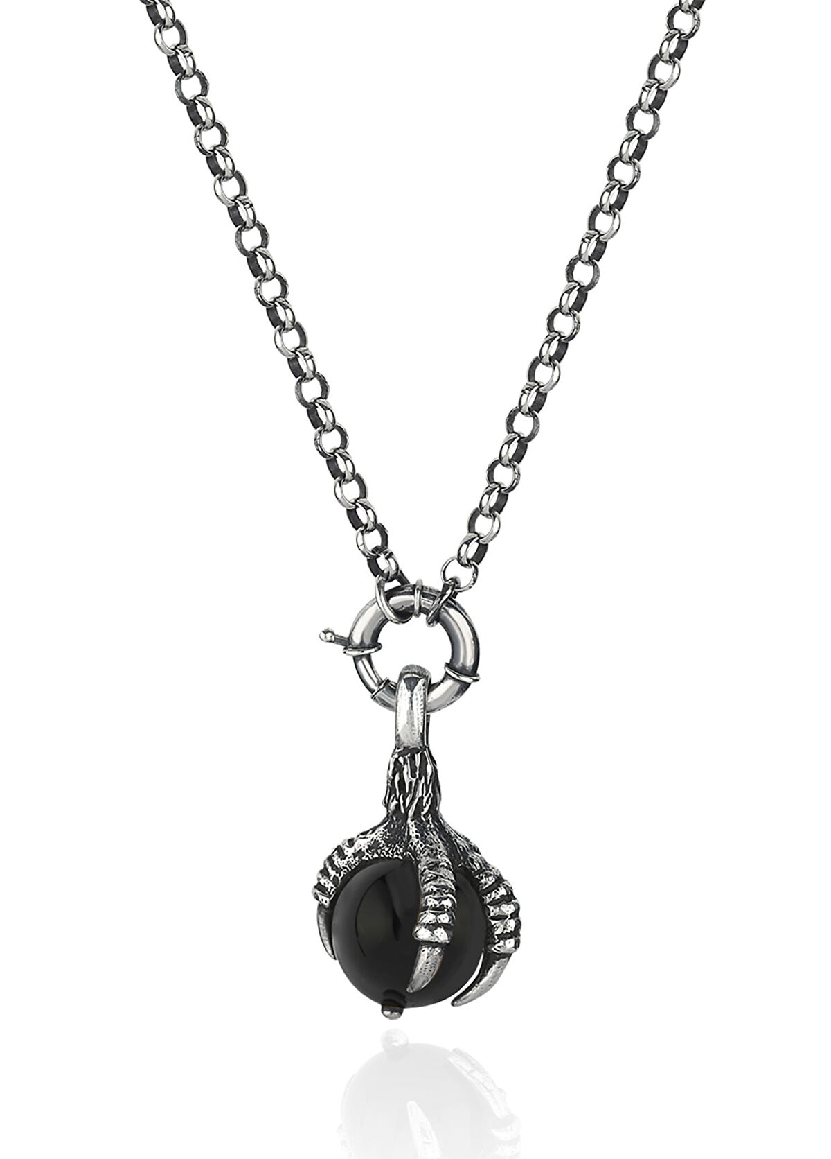 AIDA Claw Men's Silver Necklace - 1