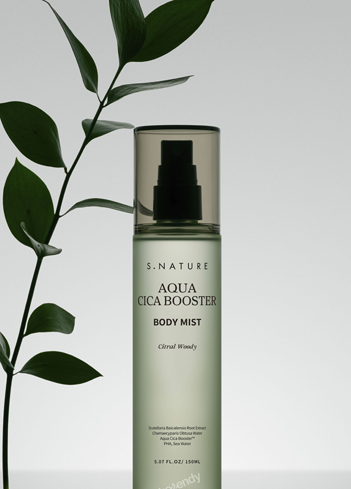 S.Nature Aqua Cica Booster Body Mist Anti-Rough Tissue and Cooling 360° Body Mist 150 ml - 3