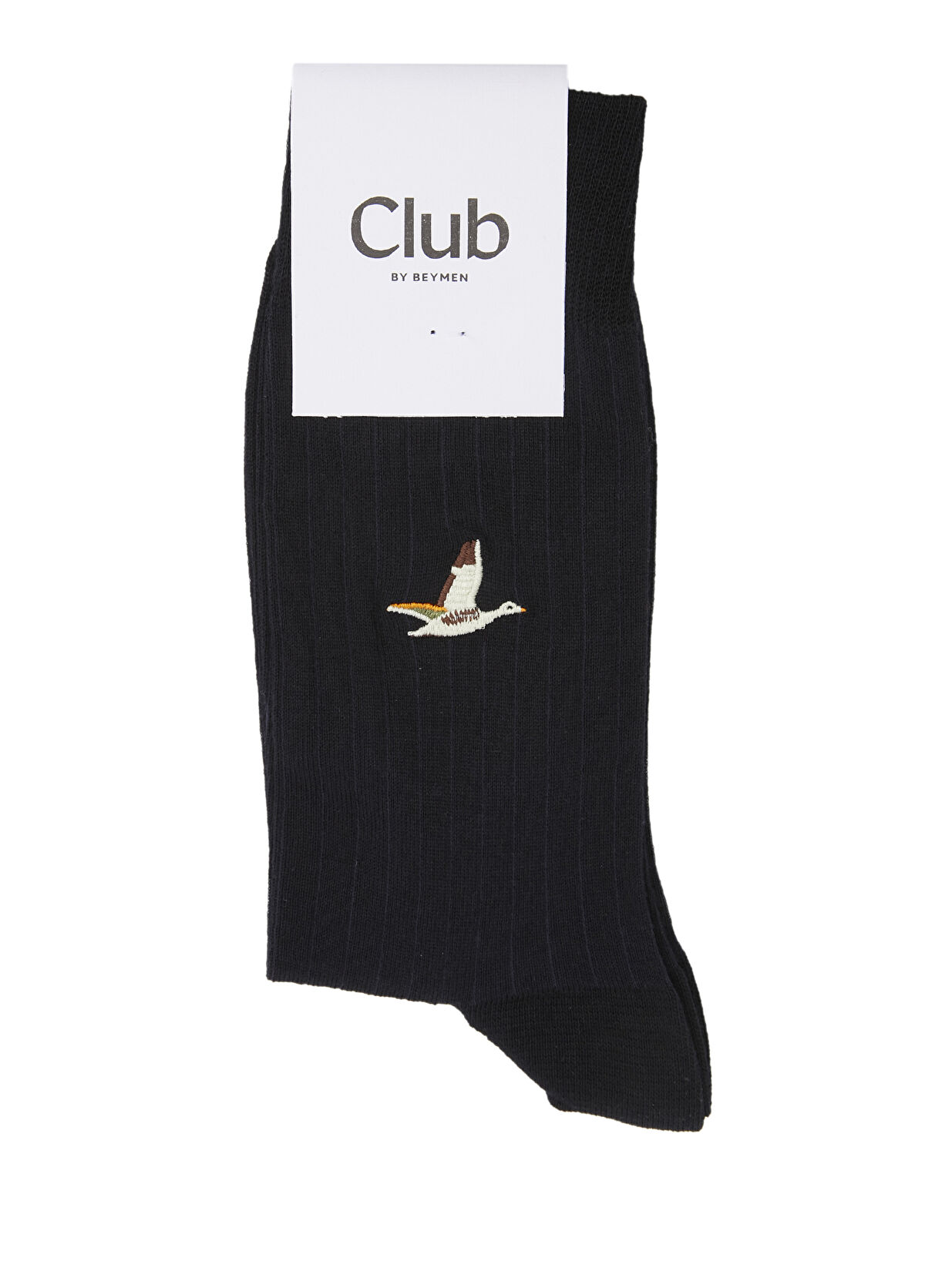 Beymen Club Lacivert Logo Nakışlı Erkek Çorap - 1