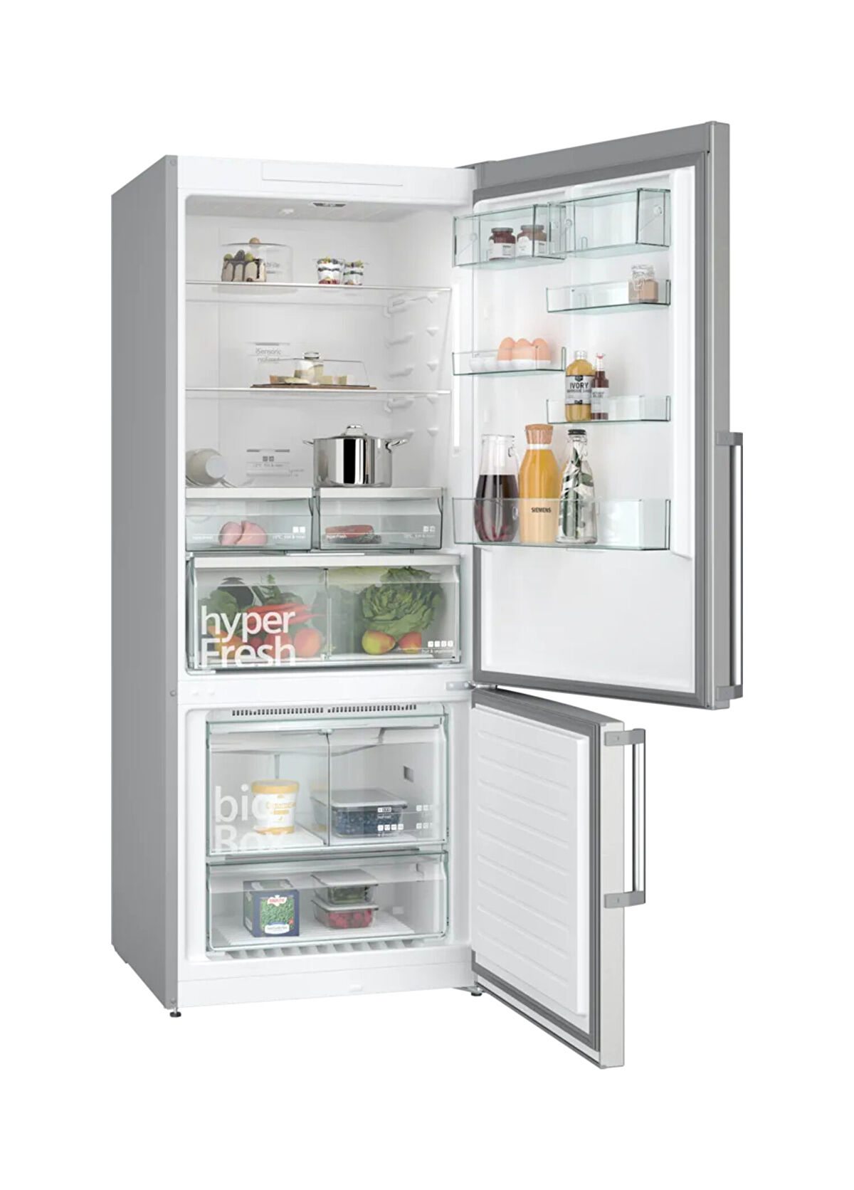 Siemens iQ500 526L No-Frost Inox Alttan Donduruculu Buzdolabı KG76NCIE0N - 3