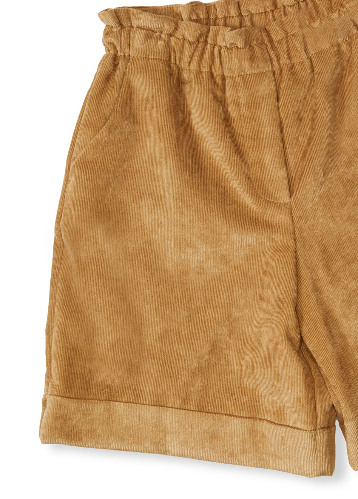 Moncler Bej Kız Çocuk Kadife Şort - 3