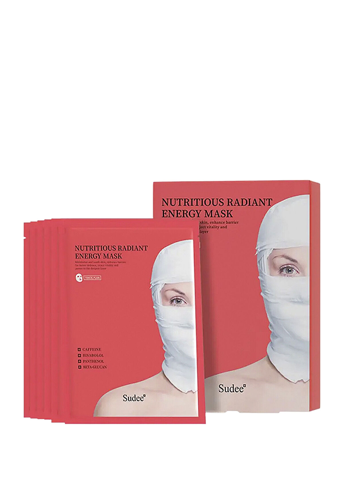 Sudee Nutritious Radiant Energy Cilde Canlandırıcı Nemlendirici Kağıt Yüz Maskesi 5 x 30 ml - 1
