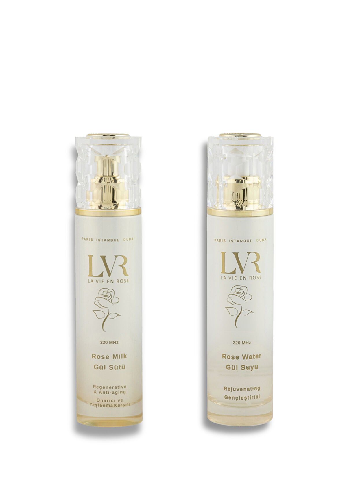 Direm Rose Milk & Rose Water Anti-Aging Moisturizing & Revitalizing Rose Water & Rose Milk Set - 1