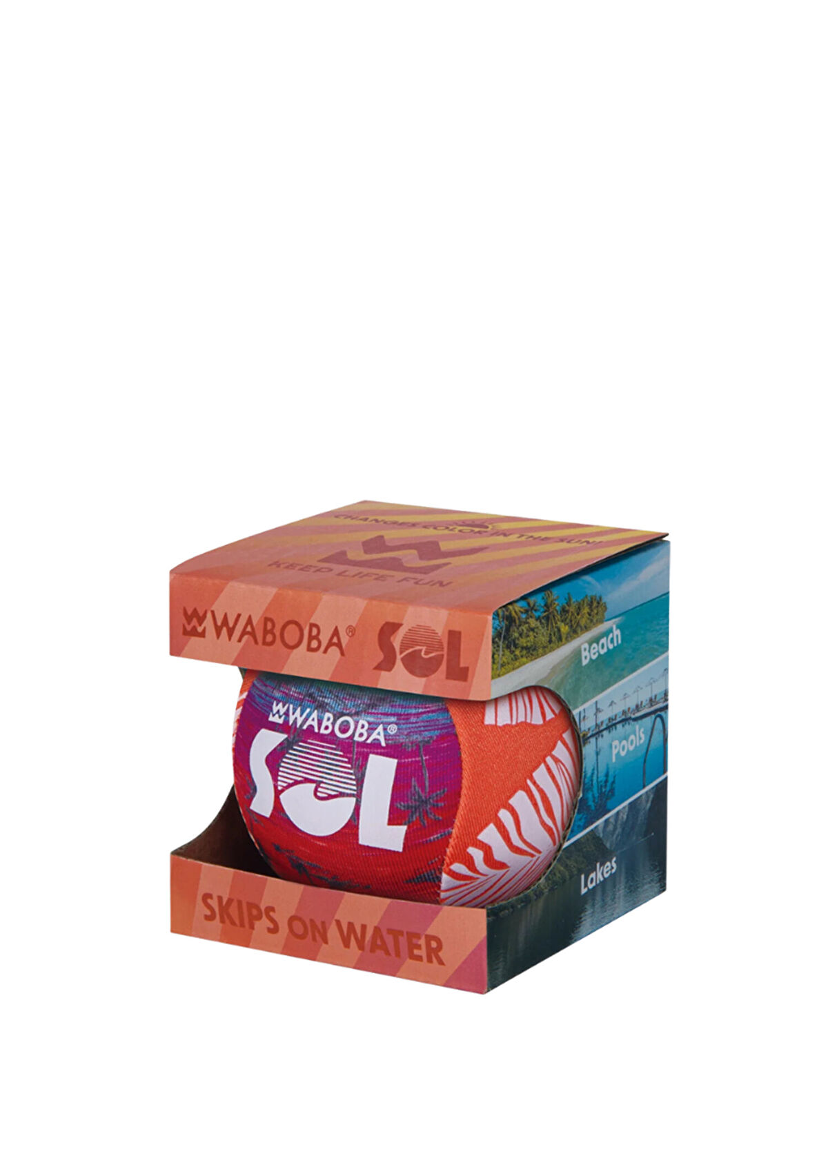 Waboba Sol Kırmızı Turuncu Güneş Işığı ile Renk Değiştiren Top  - 3