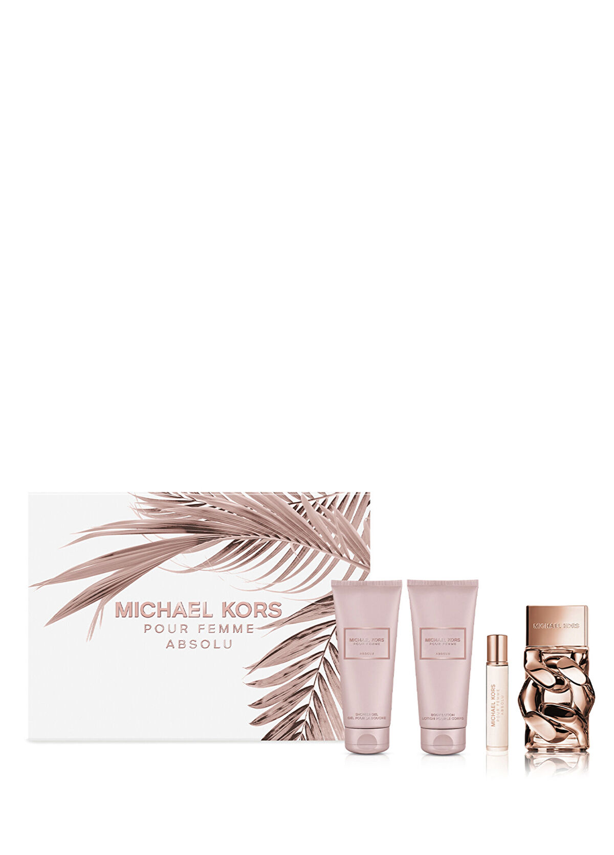 Michael Kors Pour Femme Absolu EDP Parfüm 100 ml + Duş Jeli 100 ml + Vücut Losyonu 100 ml Kadın Parfüm Seti  - 1