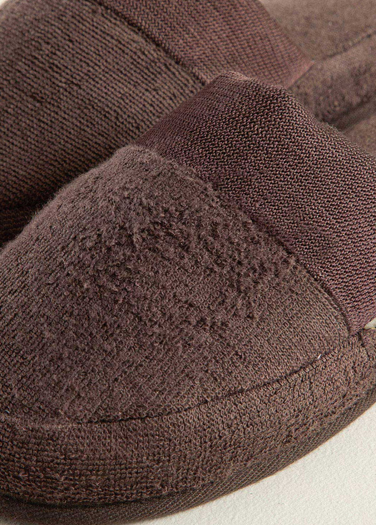 Chakra Floss Koyu Kahve Pamuklu Unisex Ev Terliği  - 3