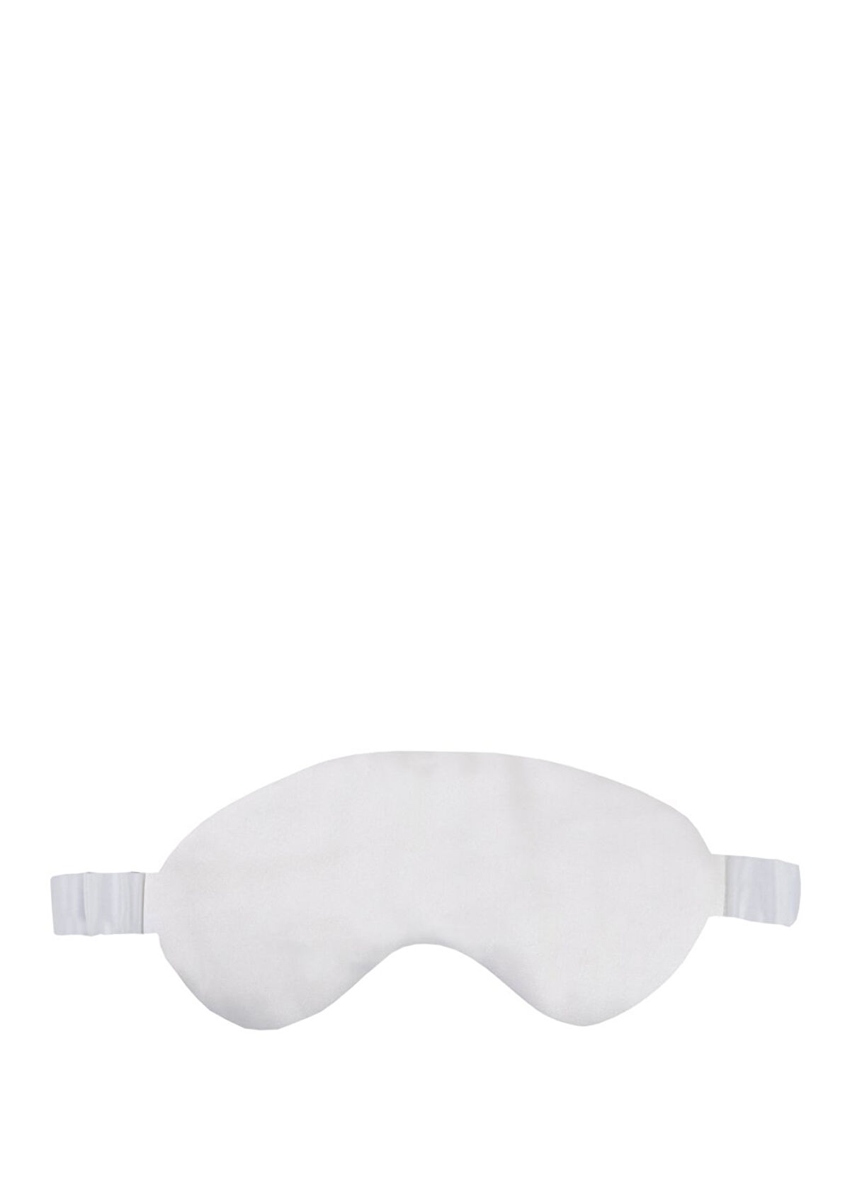 The Sim Co. Pure Silk White Sleep Mask - 1