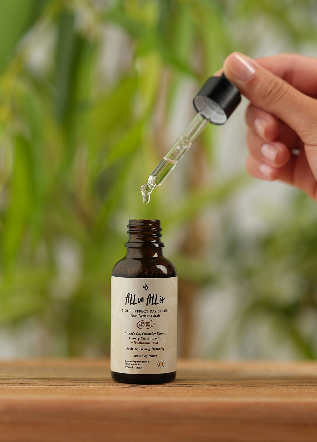 All in All is Multi Effect Hyaluronic Acid Cucumber Extract Invigorating and Plumping Day Serum 30 ml - 3