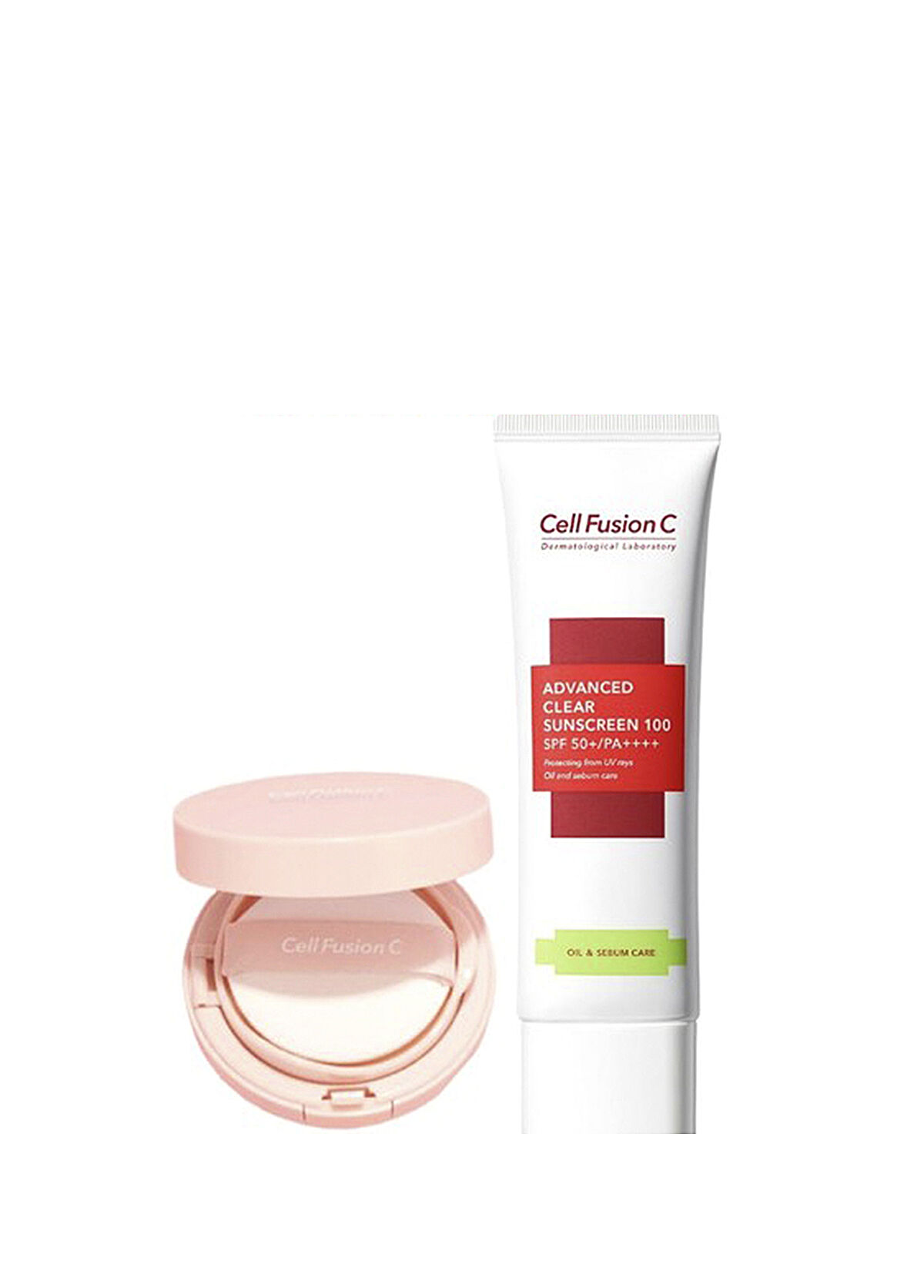 Cell Fusion C Advanced ve Tone Up Cusion Kompakt Güneş Kremi Seti - 1