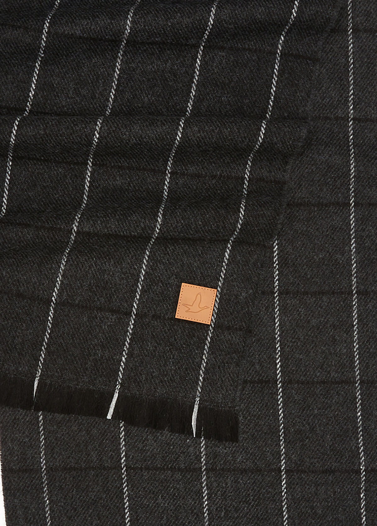 Beymen Club Black Striped Men's Scarf - 3