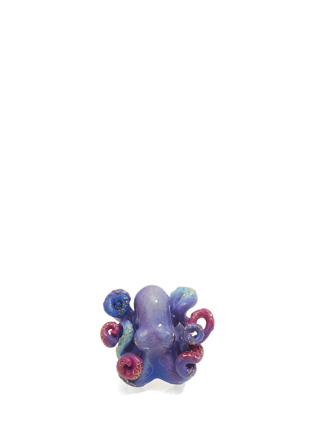 Ahtapot Formlu Kadın Altın Yüzük - Görsel 4