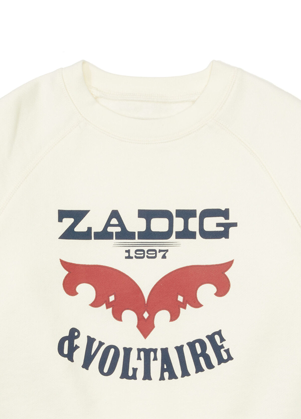 Zadig&Voltaire Beyaz Logo Baskılı Kız Çocuk Sweatshirt - 3