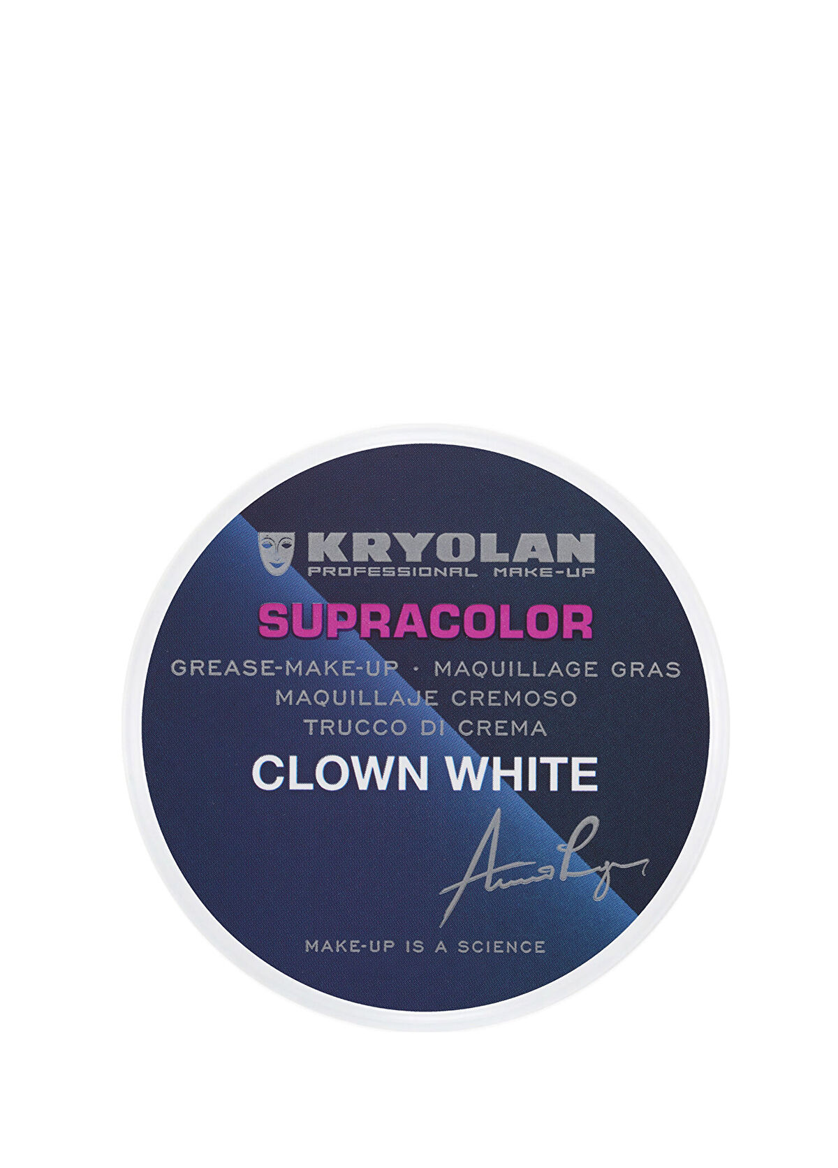 Kryolan Supracolor Clown White 01081 Fondöten 30 gr - 1
