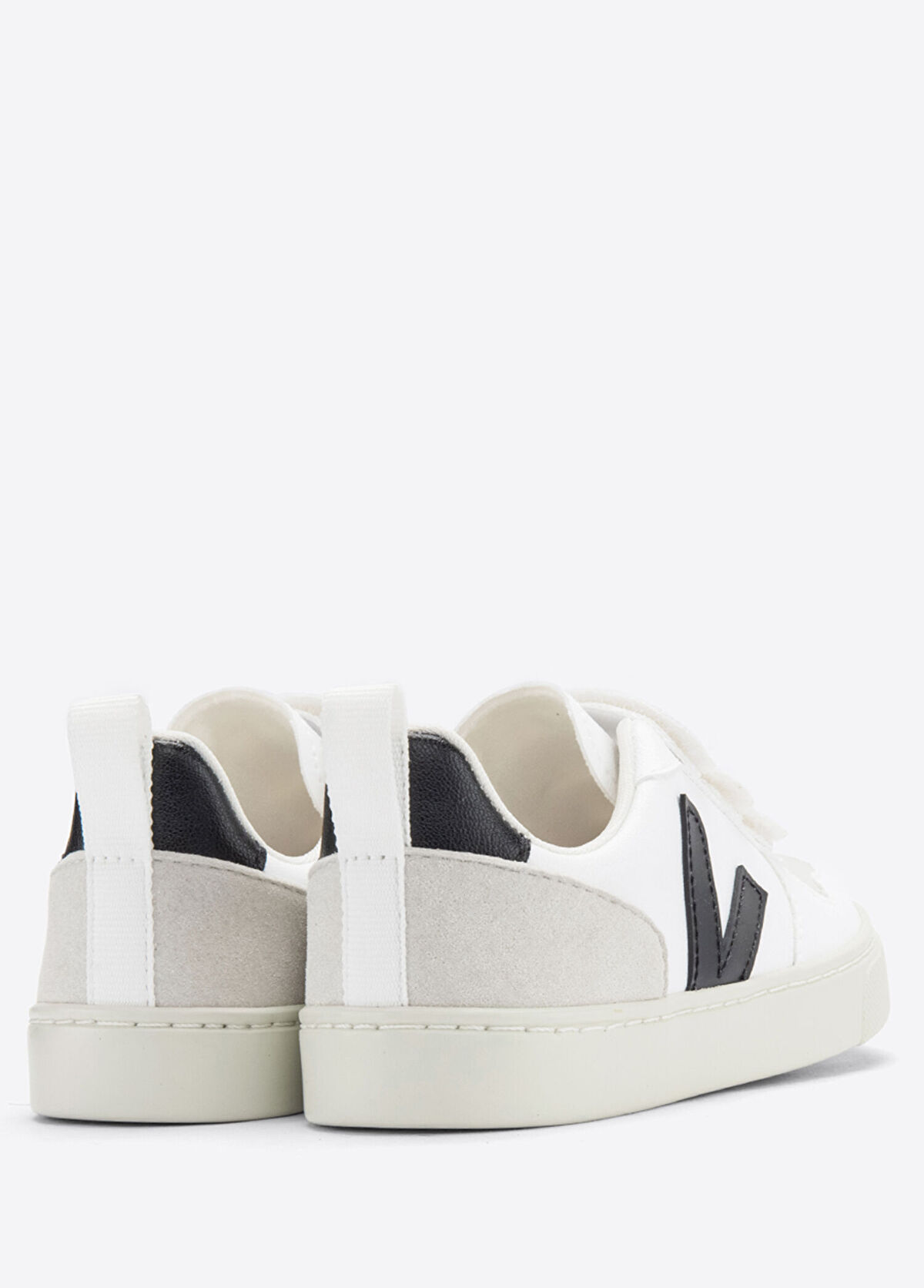 Veja Small V-10 White Unisex Children's Sneaker - 3