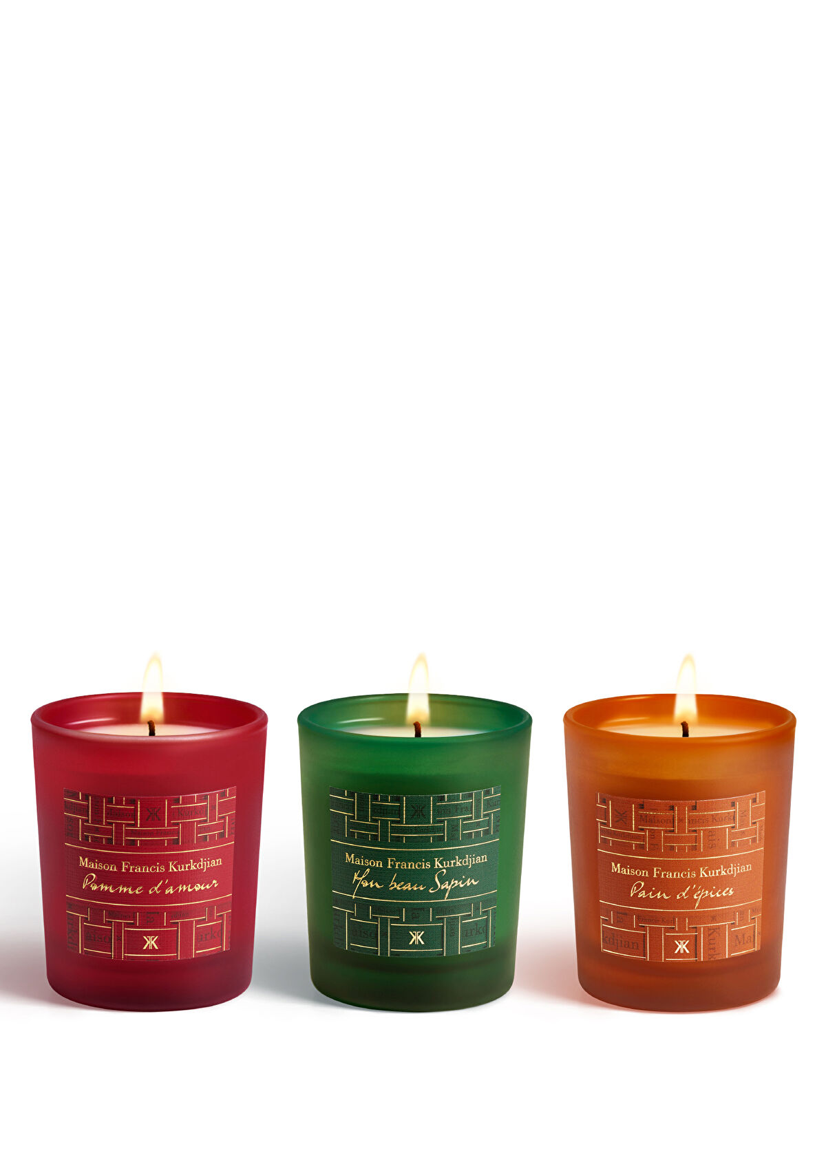Maison Francis Kurkdjian Trio Of Scented Candles 3x75 gr - 3