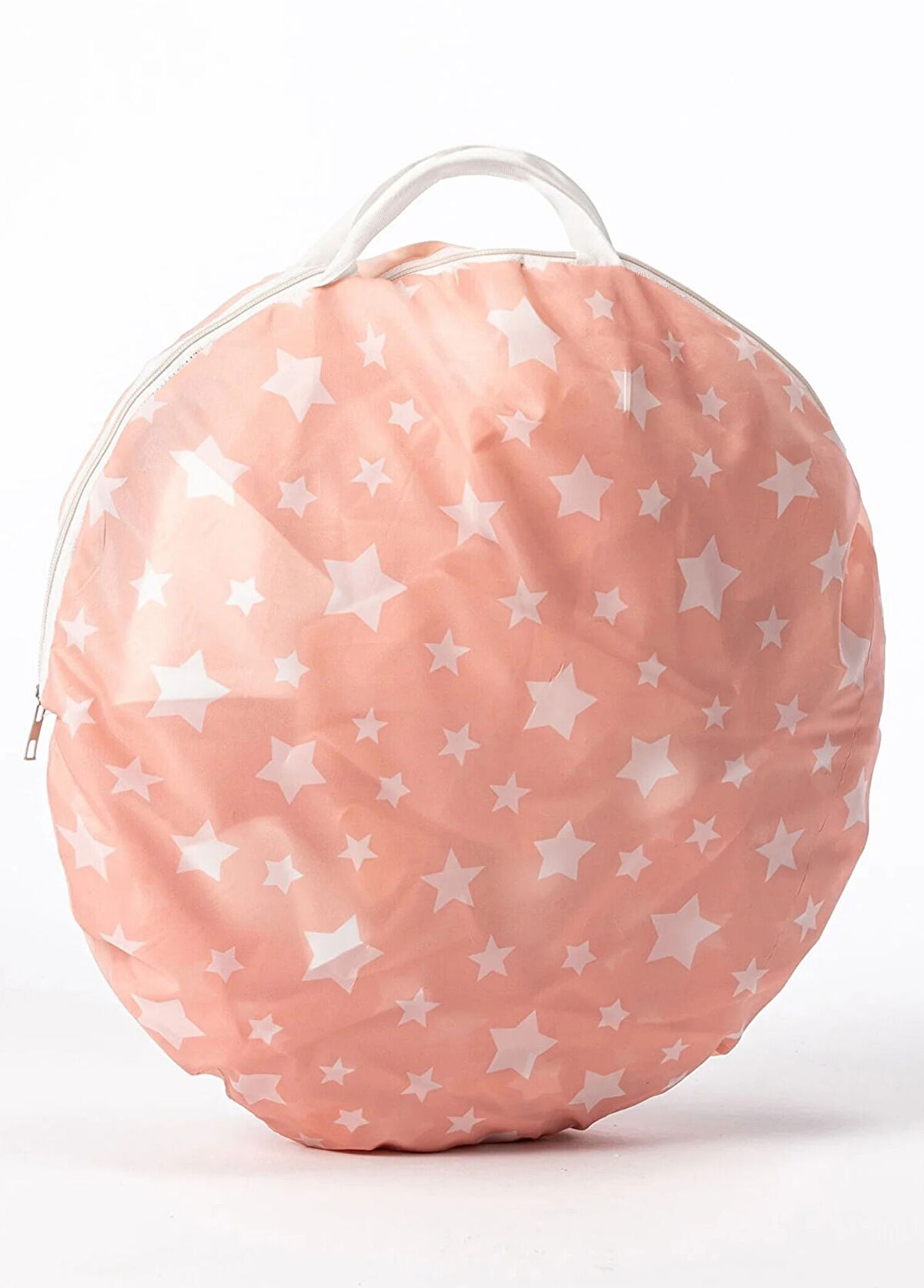 Wellgro Yıldız Desenli Taşıma Çantalı Pembe Şato Çadır 100x130 cm - 3